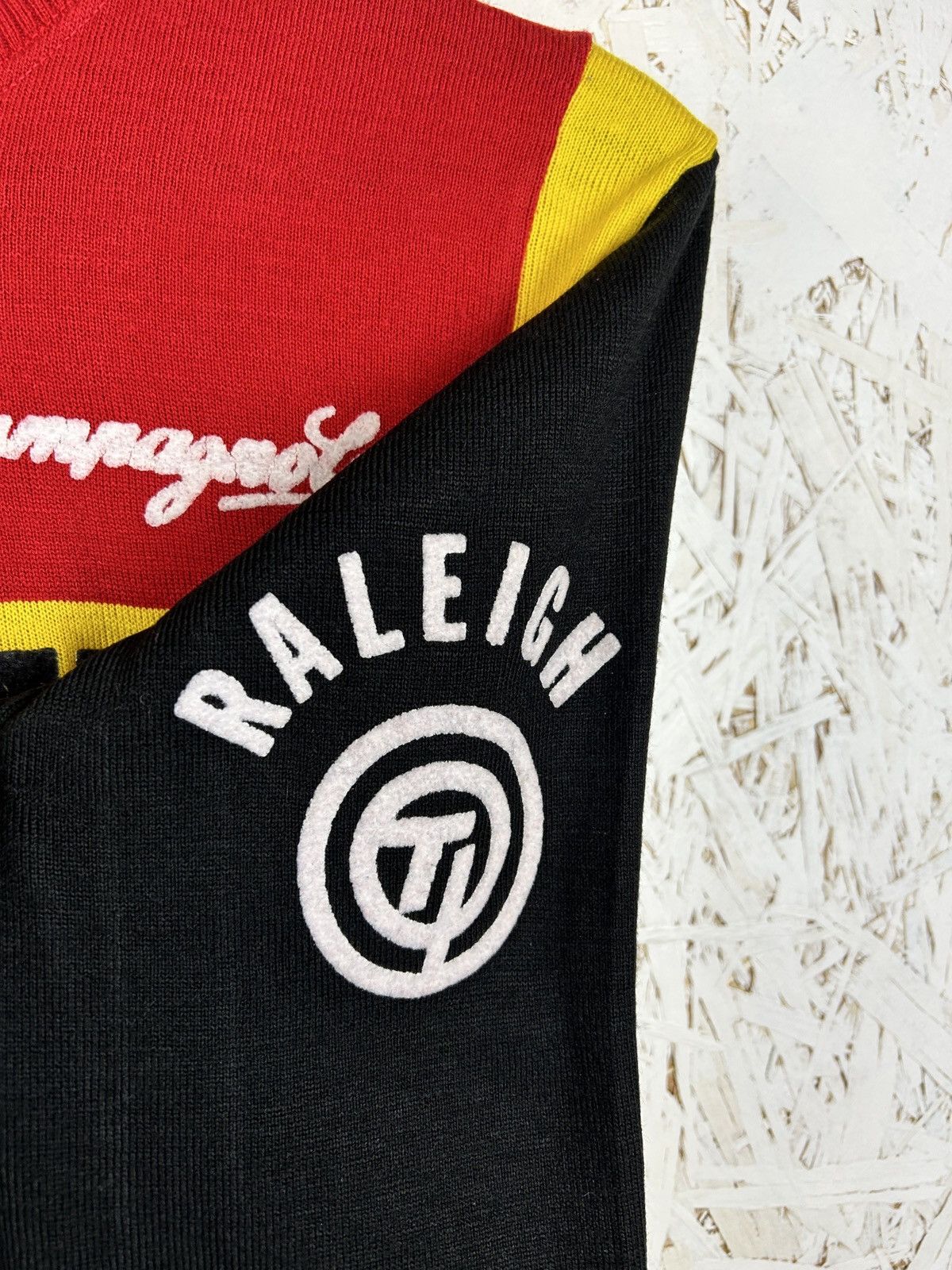 Vintage 70s Campagnolo TI Raleigh Mcgregor Retro Cycling Jersey Size US L / EU 52-54 / 3 - 4 Thumbnail