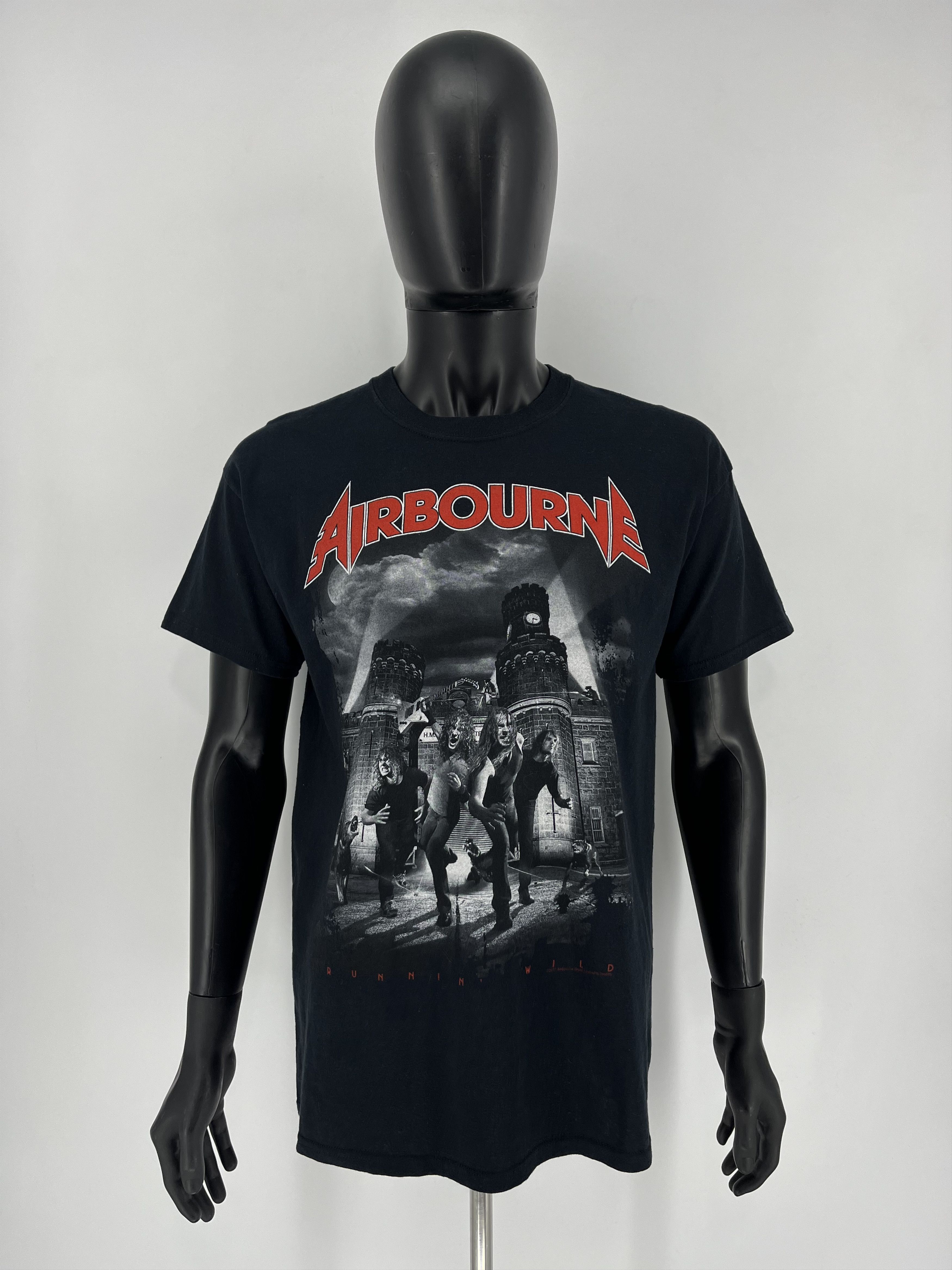 Band Tees Vintage Y2K Airborne Running Wild big logo 2017 tee 90’s Size US L / EU 52-54 / 3 - 2 Thumbnail