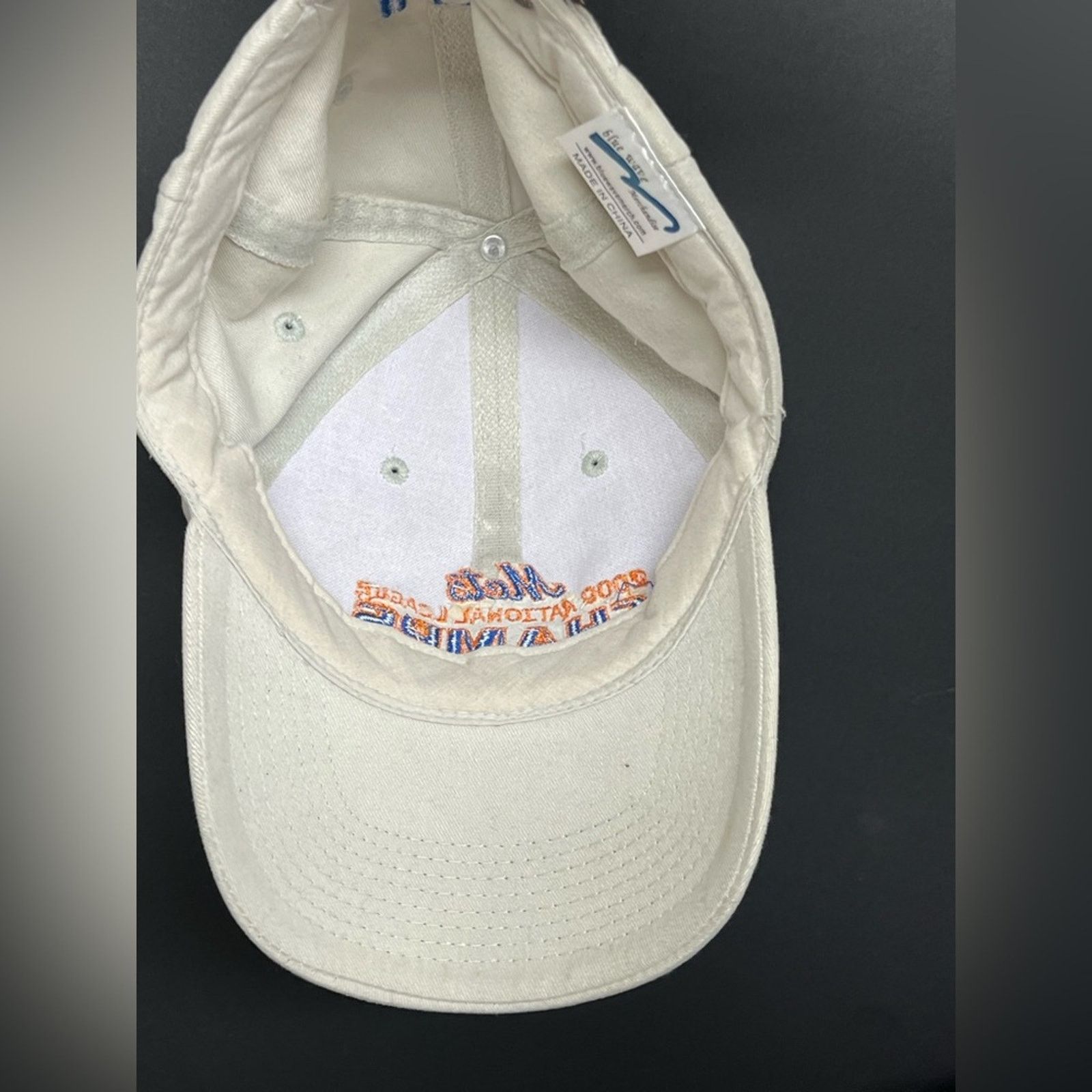MLB 2000 New York Mets Hat Champions Fox Sports Strap Back Y2K Size ONE SIZE - 5 Thumbnail