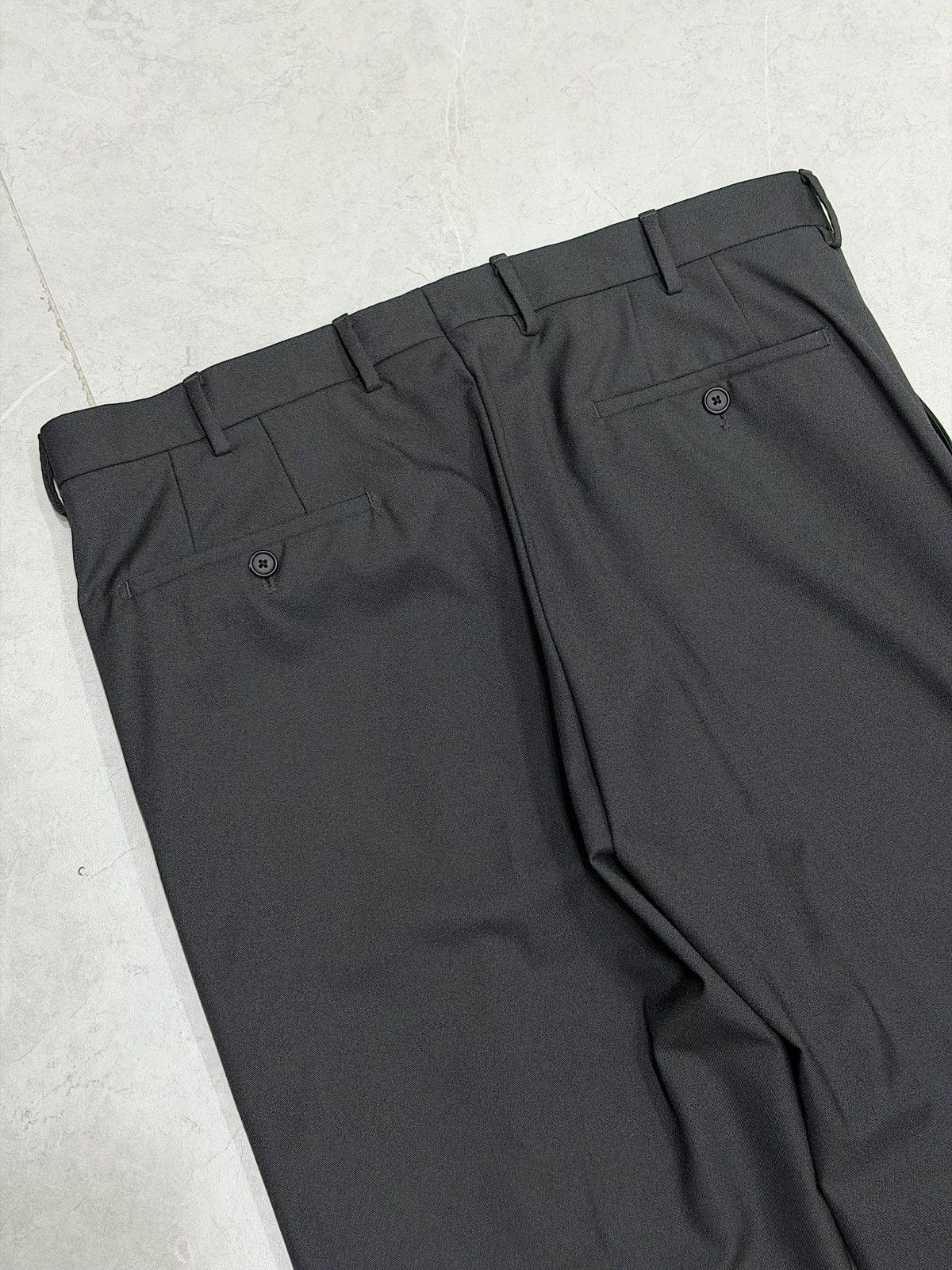 Prada PRADA FW 2008 Gray Wide Trousers Pants Nylon Wool Runway Size US 34 / EU 50 - 9 Thumbnail