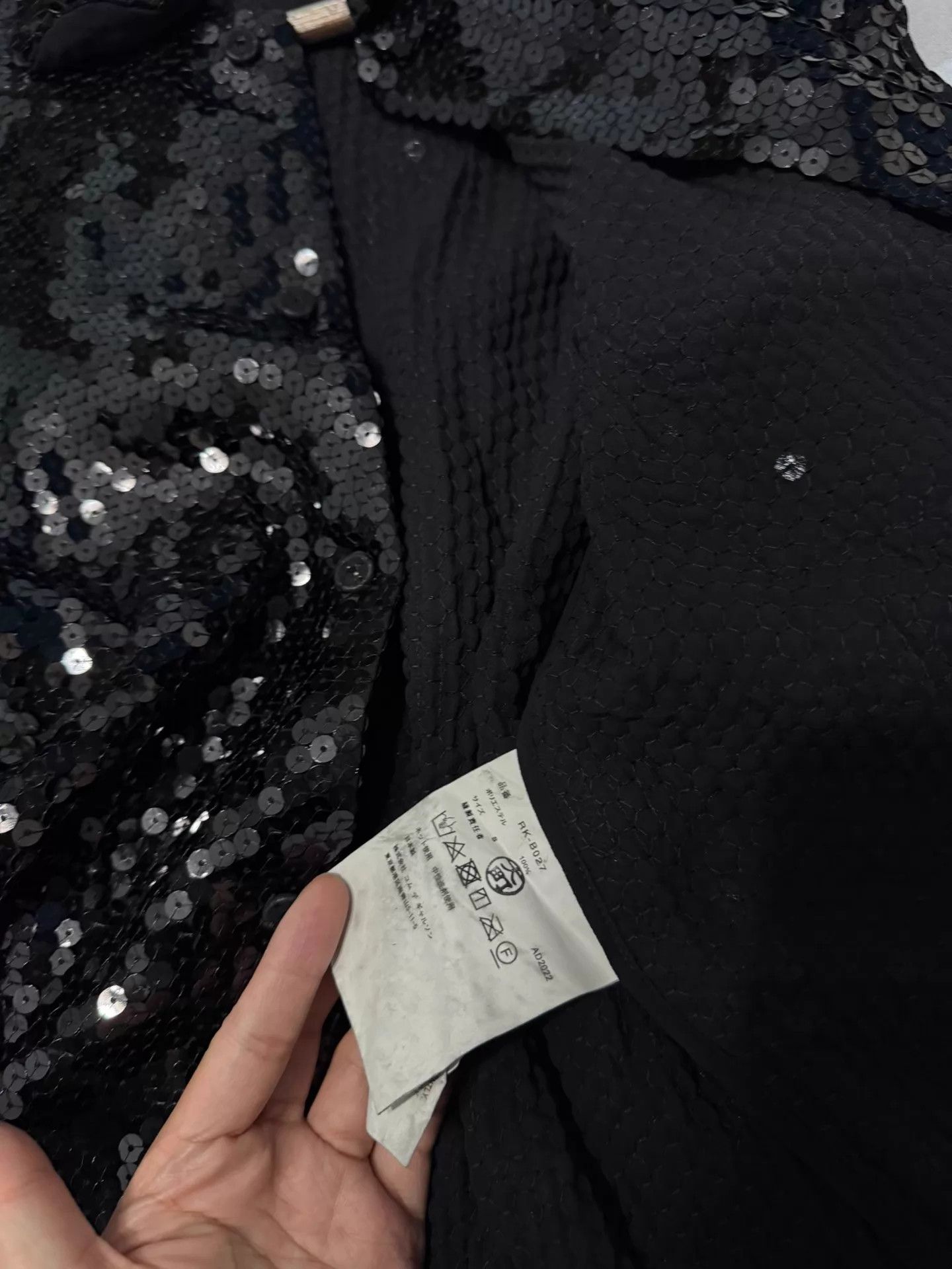 CDG by Comme des Garcons COMME des GARÇONS sequin shirt S Worn once Size S / US 4 / IT 40 - 5 Thumbnail