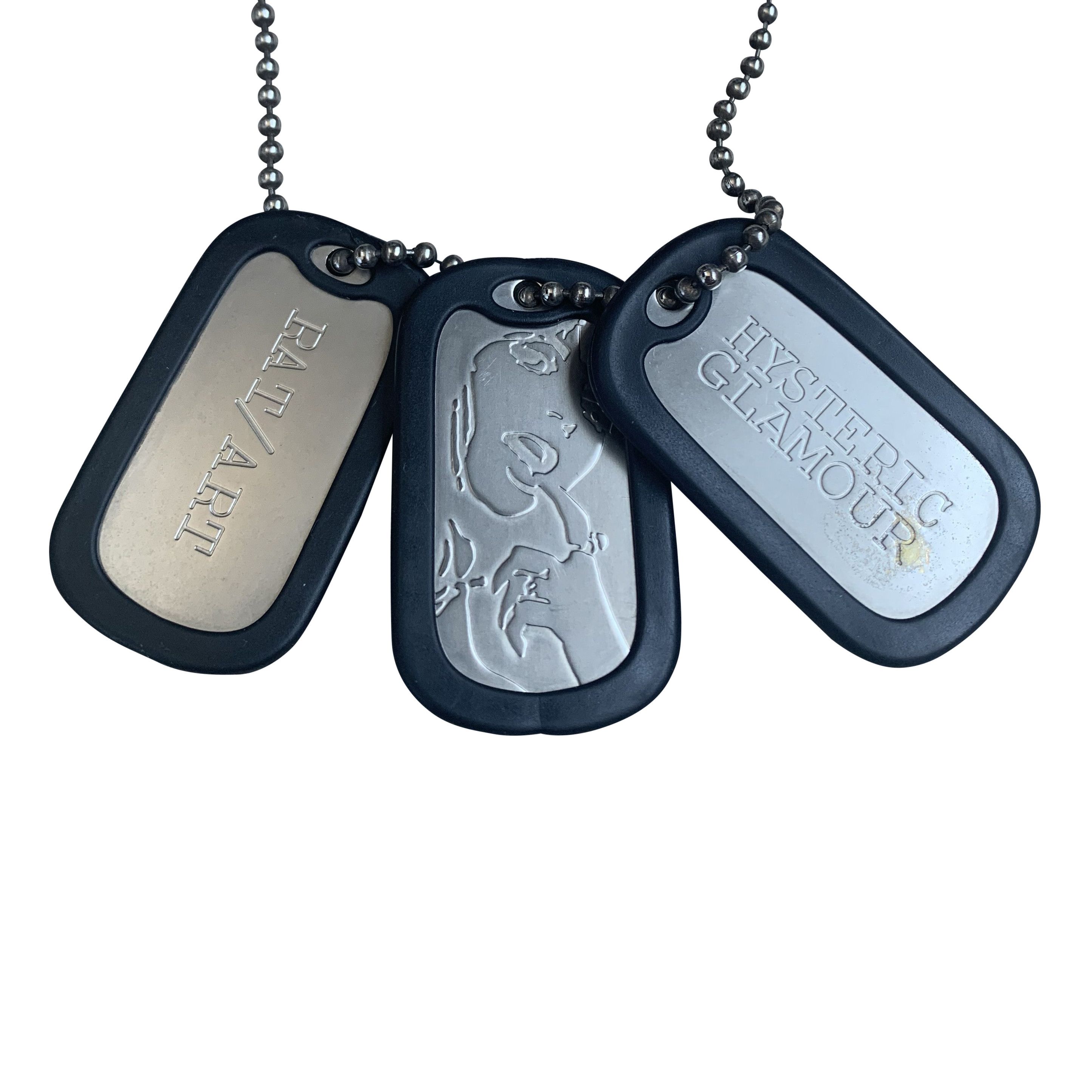 Hysteric Glamour HYSTERIC GLAMOUR DOG TAG NECKLACE GUITAR GIRL