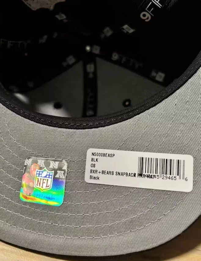 Born X Raised × NFL NEW ERA NFL + BEARS SNAPBACK ROCKER HAT: BLACK Size ONE SIZE - 3 Thumbnail
