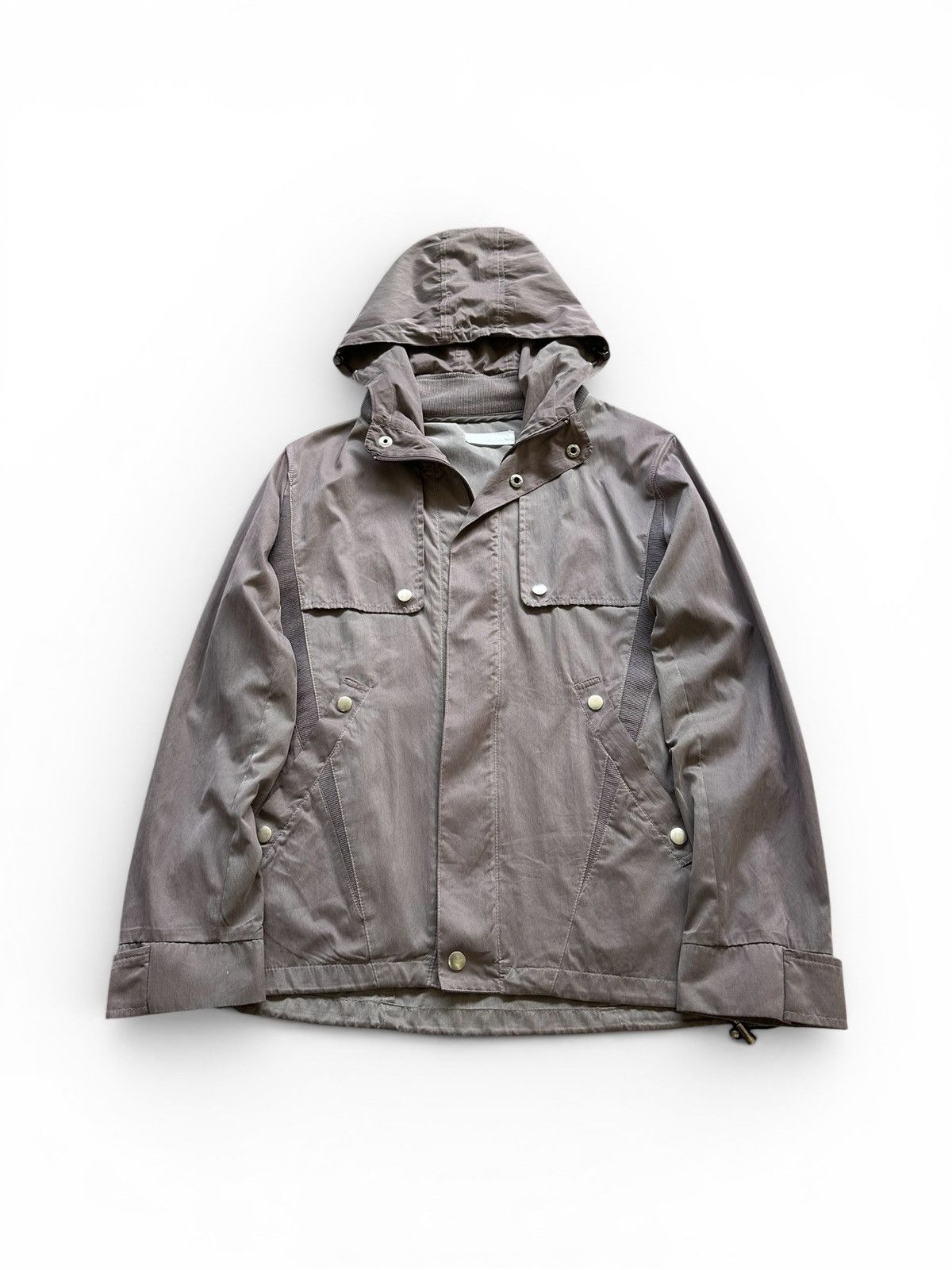 Japanese Brand 00's And A light paneled glossy zipper jacket Size US M / EU 48-50 / 2 - 6 Thumbnail