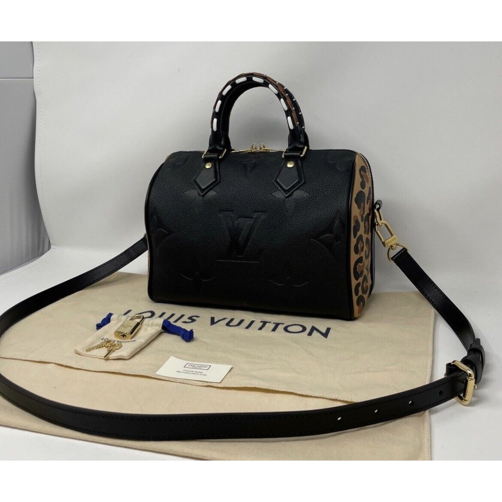 Louis Vuitton Wild At Heart Speedy Bandouliere 25 Empreinte Monogram Giant Size ONE SIZE - 3 Thumbnail