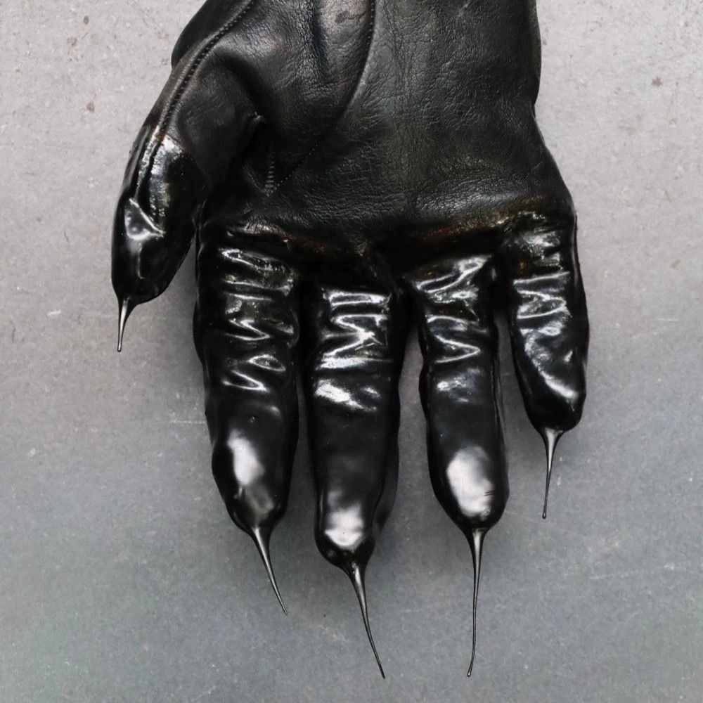 Carol Christian Poell CCP Dark Sol Asymmetric Kangaroo Leather Gloves 46+52 Size ONE SIZE - 2 Thumbnail