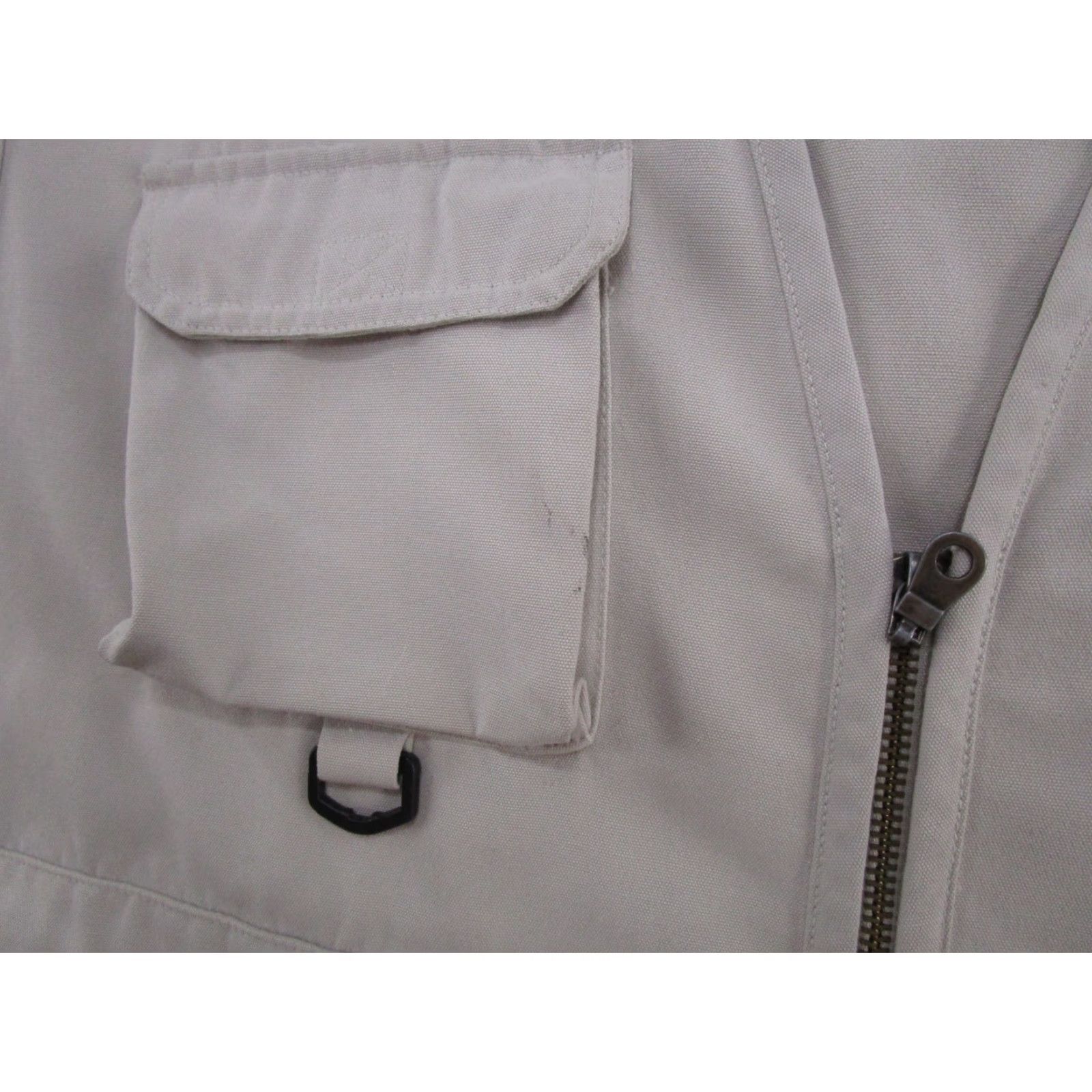 Vintage Coidha Mens Vest Outdoor Leisure Utility Hunting Safari Pockets Size L Beige Canvas Zip Pockets Vintage No Size US L / EU 52-54 / 3 - 4 Thumbnail