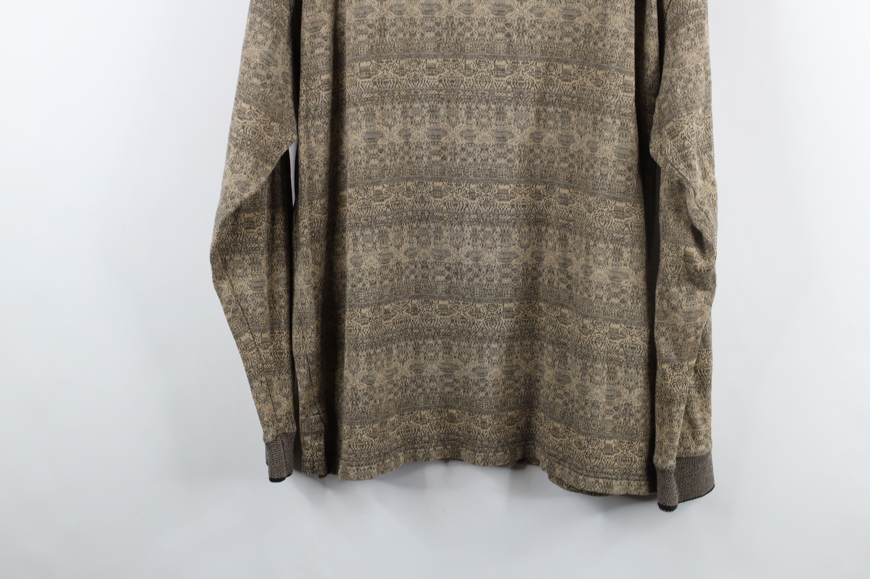 Vintage Vintage 90s Streetwear Fair Isle Long Sleeve Golf Polo USA Size US L / EU 52-54 / 3 - 12 Thumbnail