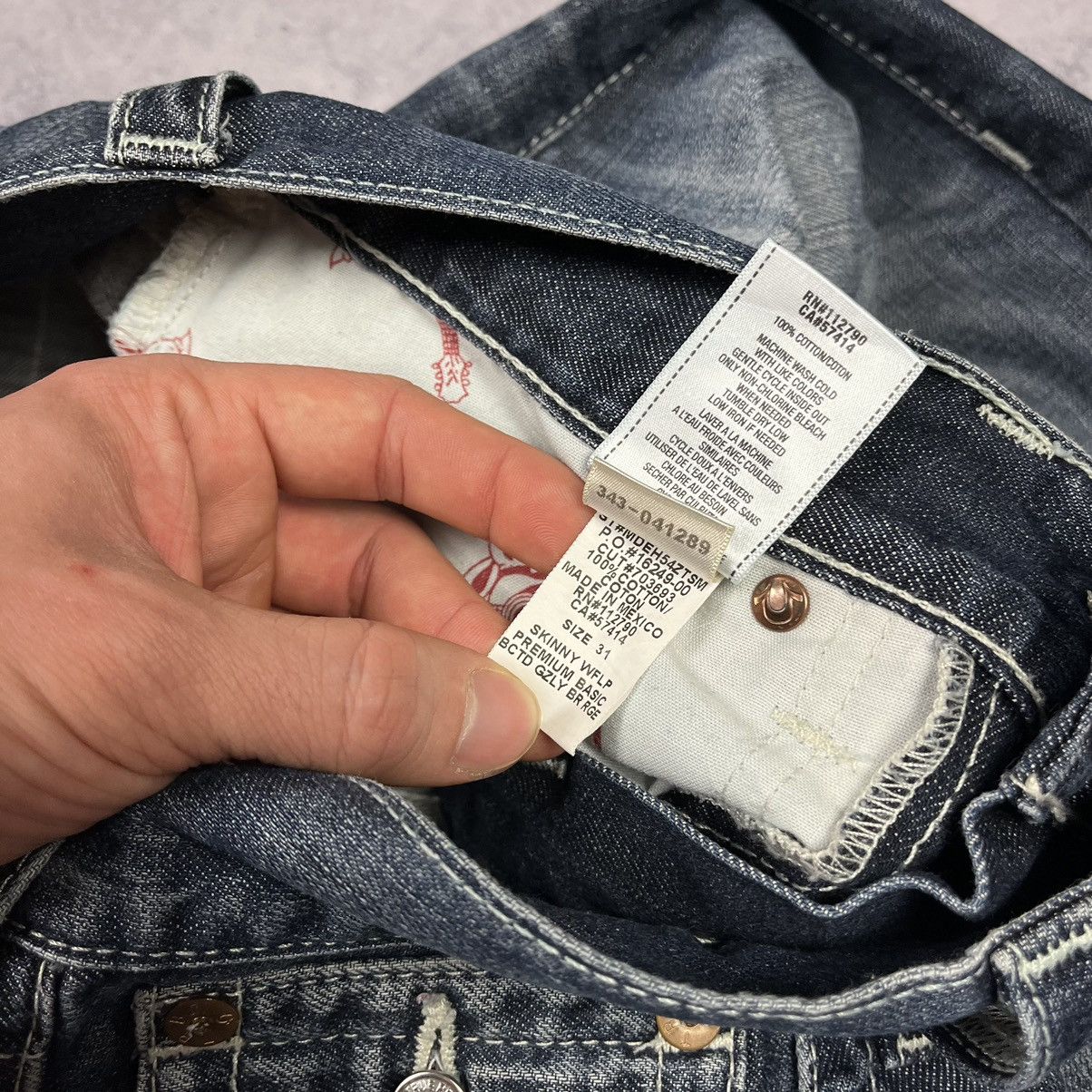 True Religion Vintage True Religion Big Logo slim fit jeans 00’s Size US 31 - 13 Thumbnail