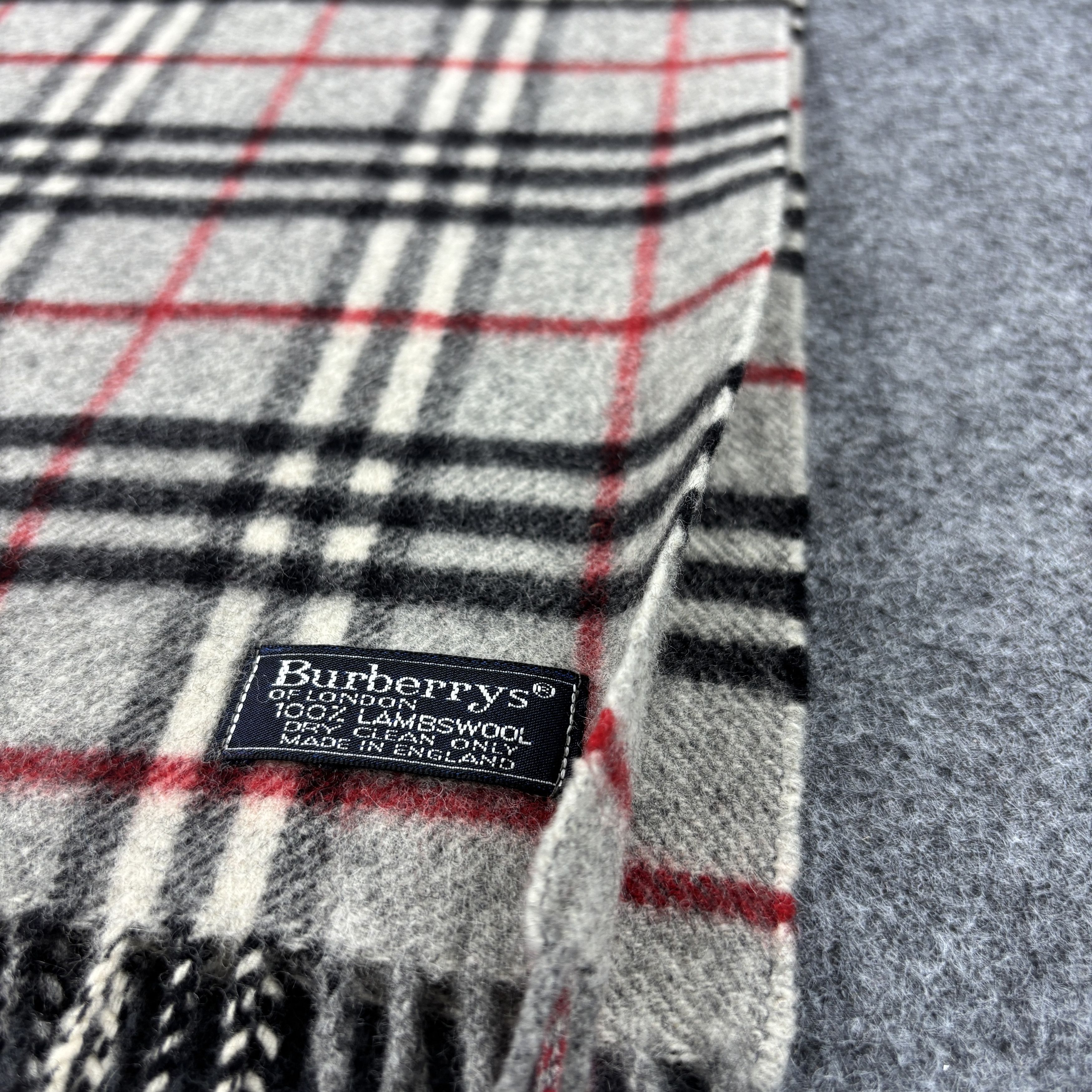 Burberry × Vintage GF10720 Burberry Scarf Neck Wear Muffler Nova Check Size ONE SIZE - 5 Thumbnail