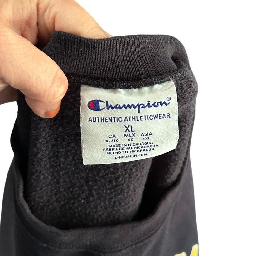 Champion Chattanooga Mocs Unisex Sweatshirt Navy Pullover Sz XL Size US XL / EU 56 / 4 - 4 Thumbnail