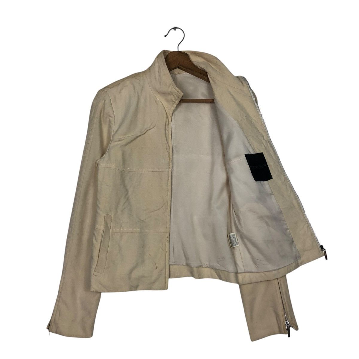 Vintage 🔥VINTAGE CROPPED BIKER JACKET NOVESPAZIO ISSEY MIYAKE Size US S / EU 44-46 / 1 - 13 Thumbnail