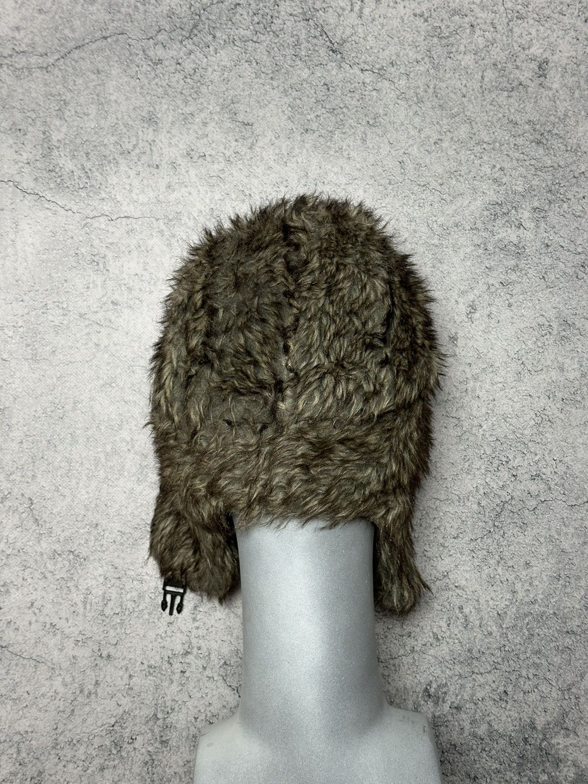 Hysteric Glamour Vintage Y2K Fuzzy Ushanka Beanie Hat Mohair Faux Fur Size ONE SIZE - 4 Thumbnail