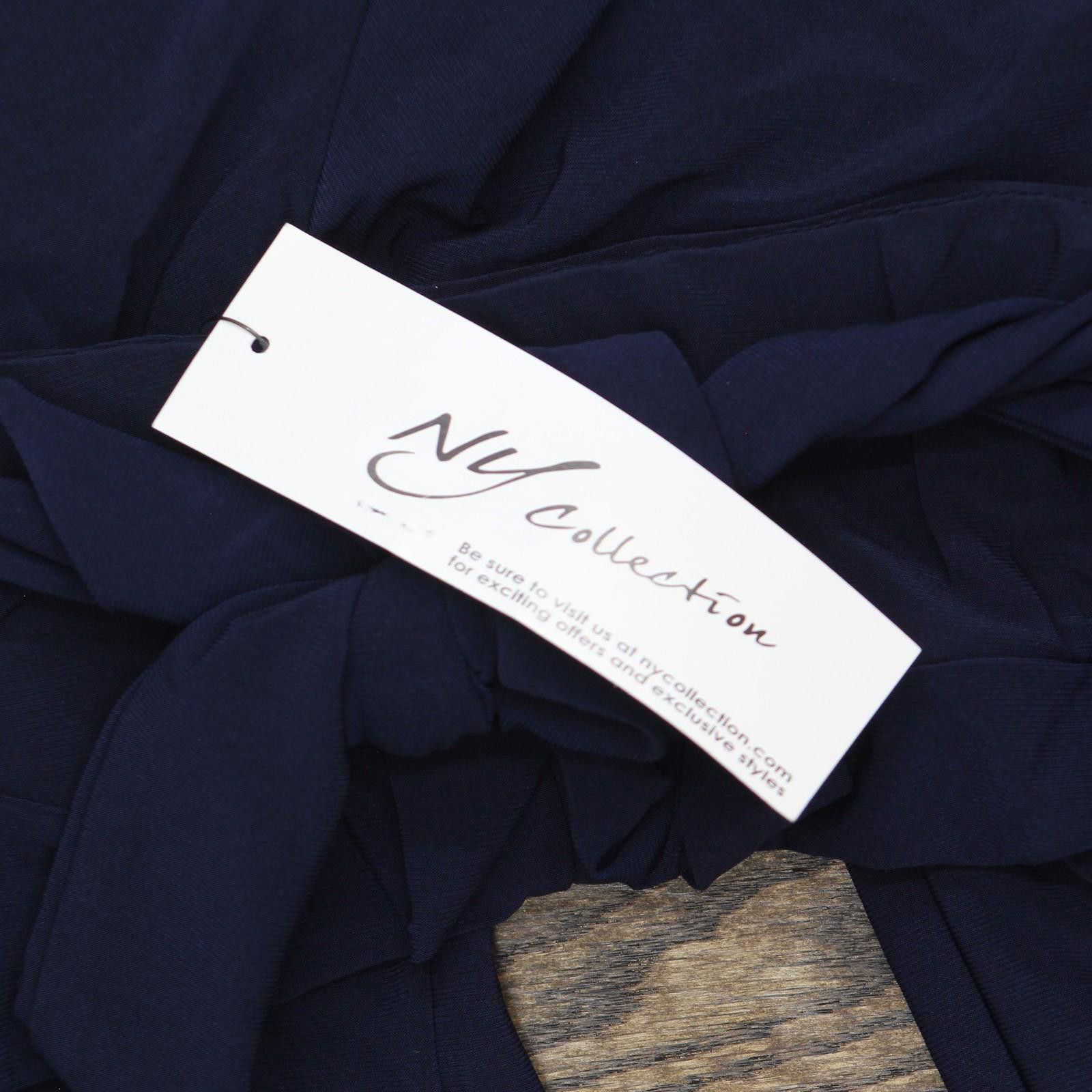 Other Nwt Ny Collection Pull On Pants With Sash Navy Blue Pm Size 32" / US 10 / IT 46 - 4 Thumbnail