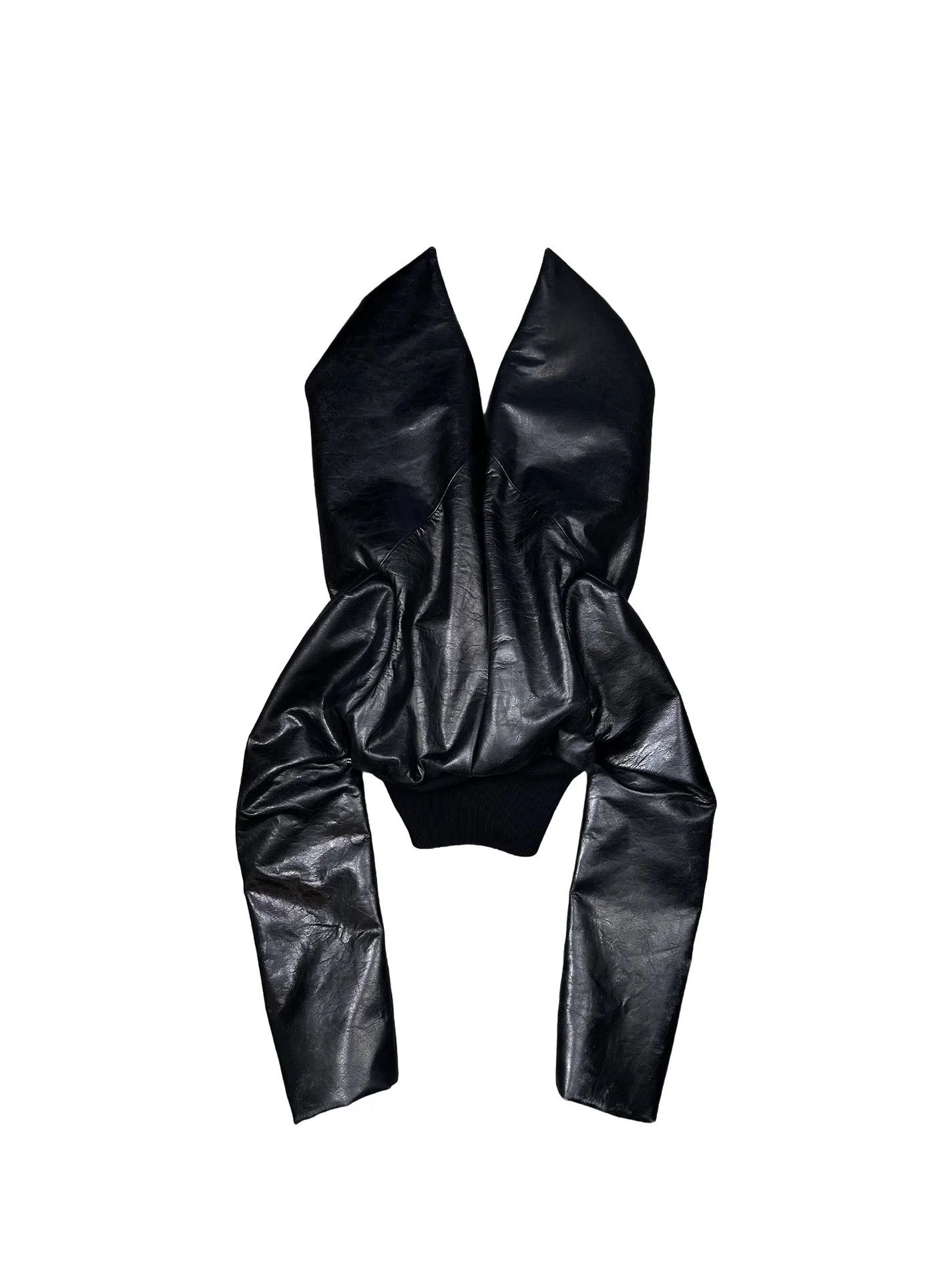 Rick Owens Lido Flight Anubis Leather Jacket Size S / US 4 / IT 40 - 3 Thumbnail