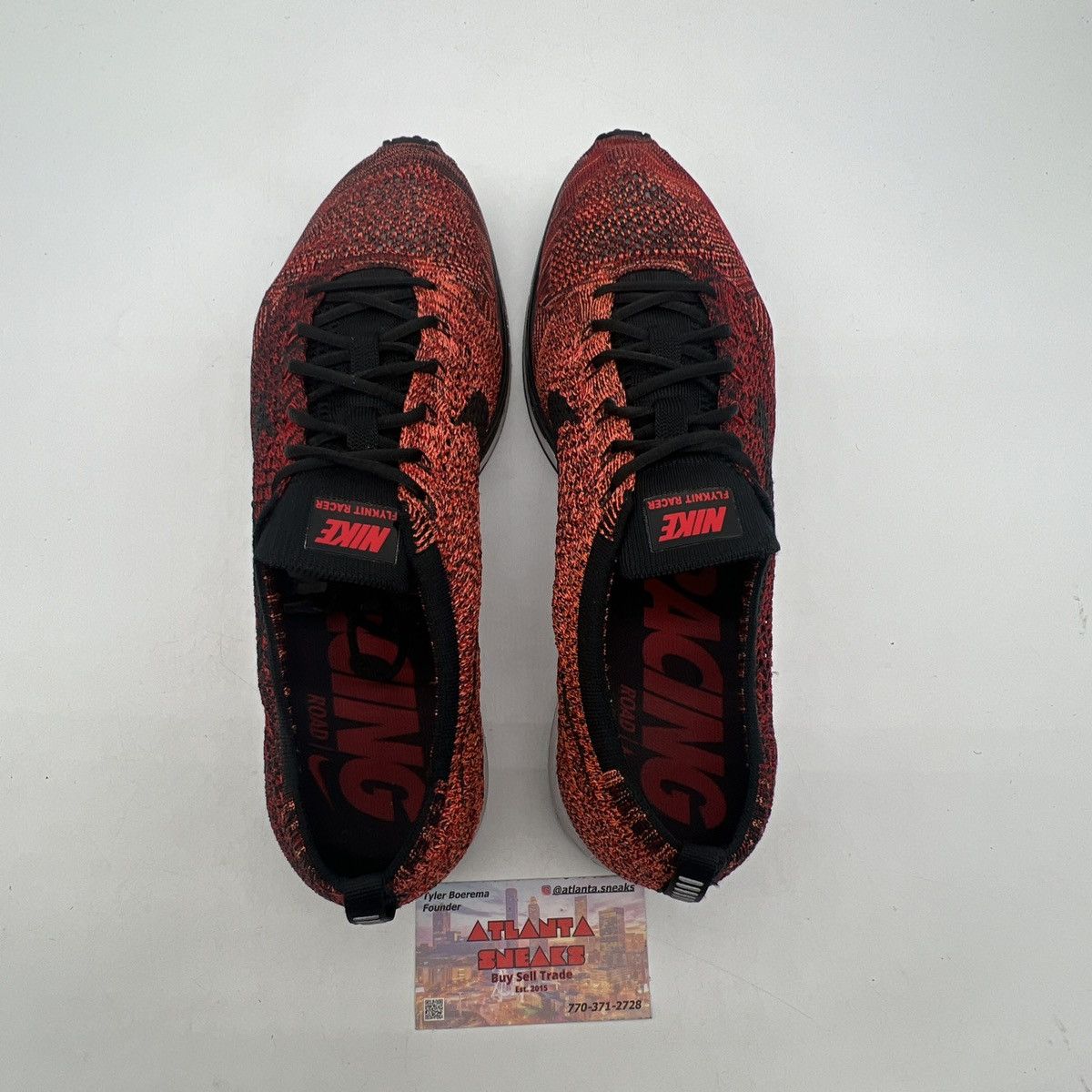 Nike Flyknit racer fire rooster Size US 12 / EU 45 - 6 Thumbnail