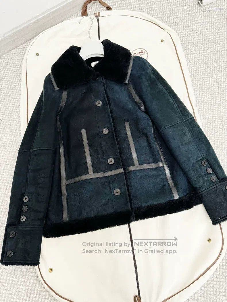 Hermes Hermes Fur and Leather Integrated Jacket Size XS / US 0-2 / IT 36-38 - 1 Thumbnail