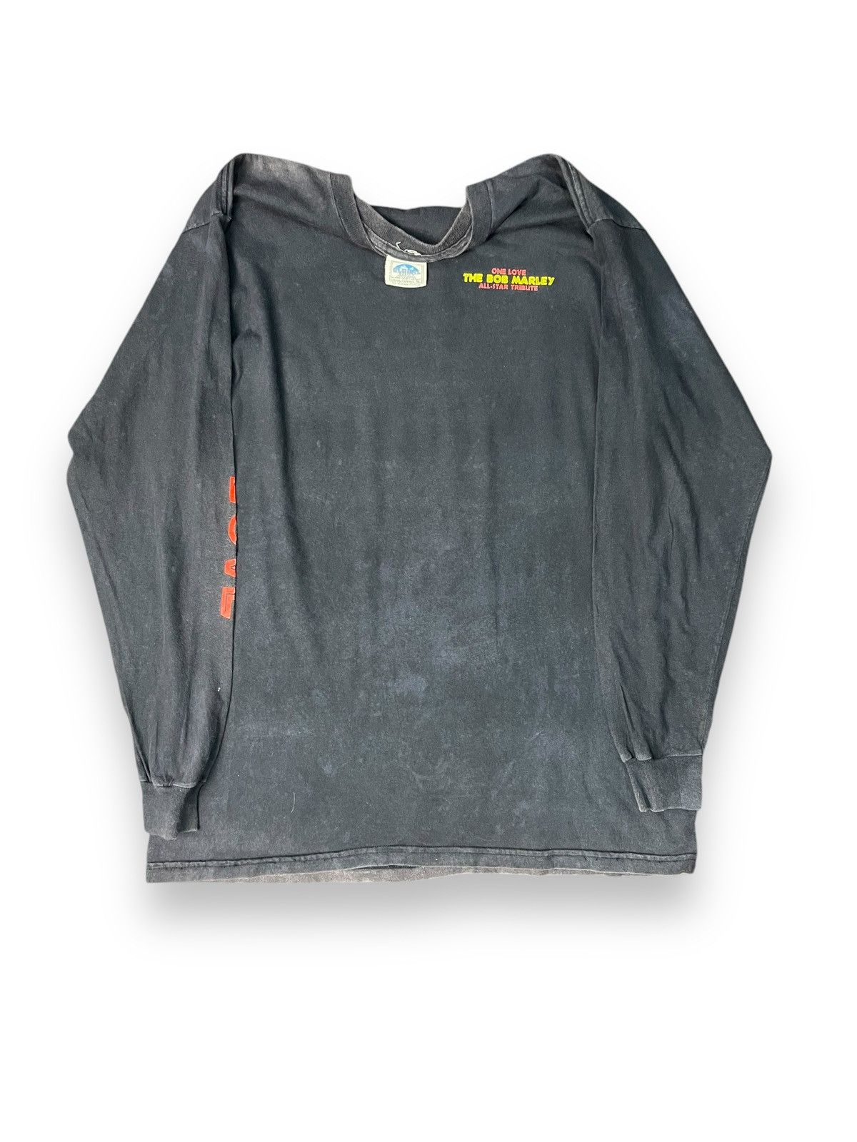 Bob Marley × Rap Tees × Vintage Vintage Bob Marley One Love All Star Tribute Shirt Size US L / EU 52-54 / 3 - 3 Thumbnail