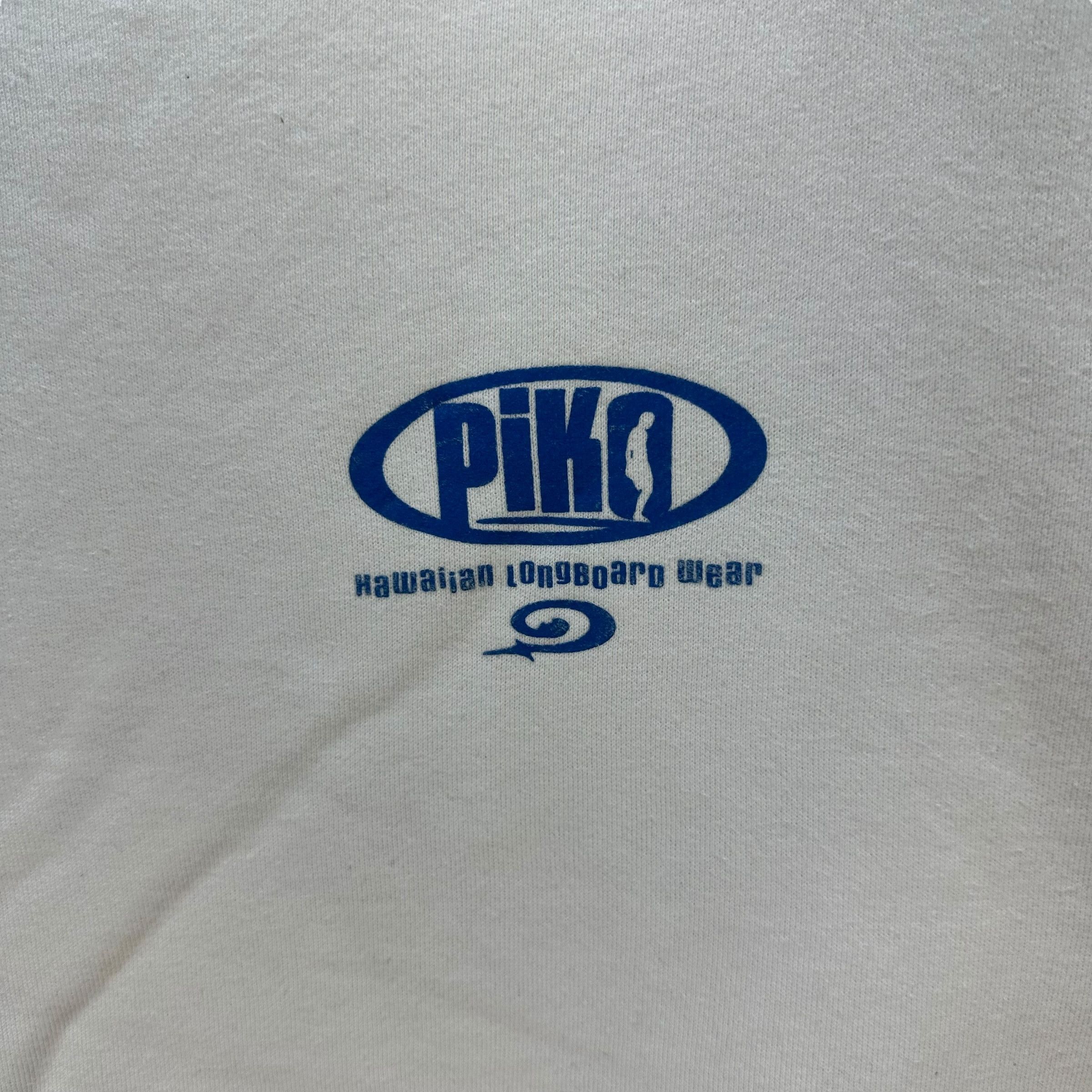 Vintage PIKO HAWAIIAN LONGBOARD WEAR Big Logo Sweatshirt #A4-0102 Size US L / EU 52-54 / 3 - 5 Thumbnail