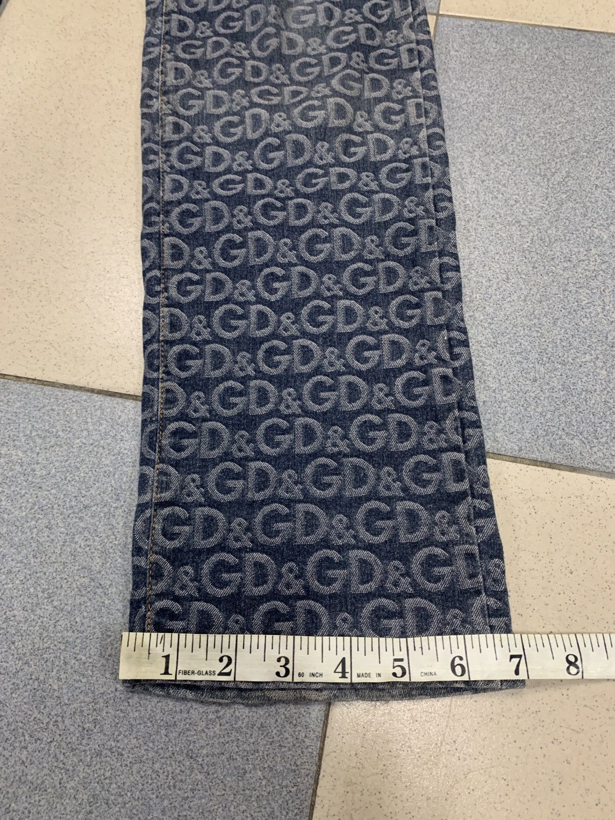 Dolce & Gabbana Vintage 2000s Dolce & Gabbana Monogram Jeans Size US 28 / EU 44 - 23 Thumbnail