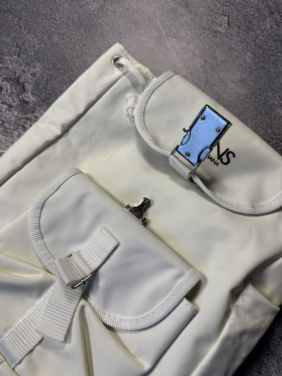 Dolce & Gabbana D&G Dolce & Gabbana J&ANS Backpack — Vintage White Size ONE SIZE - 9 Thumbnail