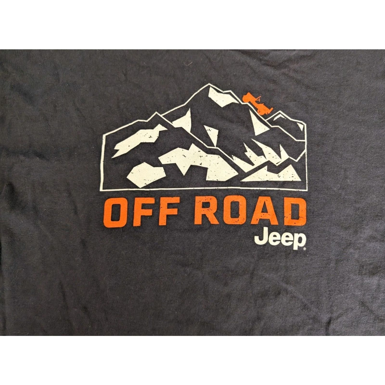 Jeep JEEP Off Road T-Shirt Men's 2XL Black Graphic Print Crew Neck Short Sleeve Cars Size US XXL / EU 58 / 5 - 3 Thumbnail