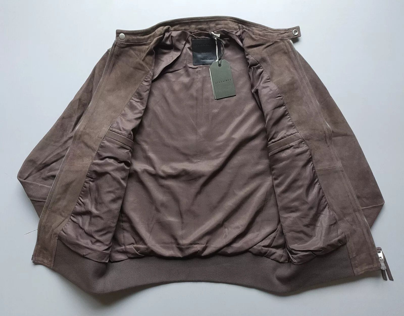 Allsaints ALLSAINTS Olmo Suede Leather Jacket IFD 0728 Size US M / EU 48-50 / 2 - 8 Thumbnail