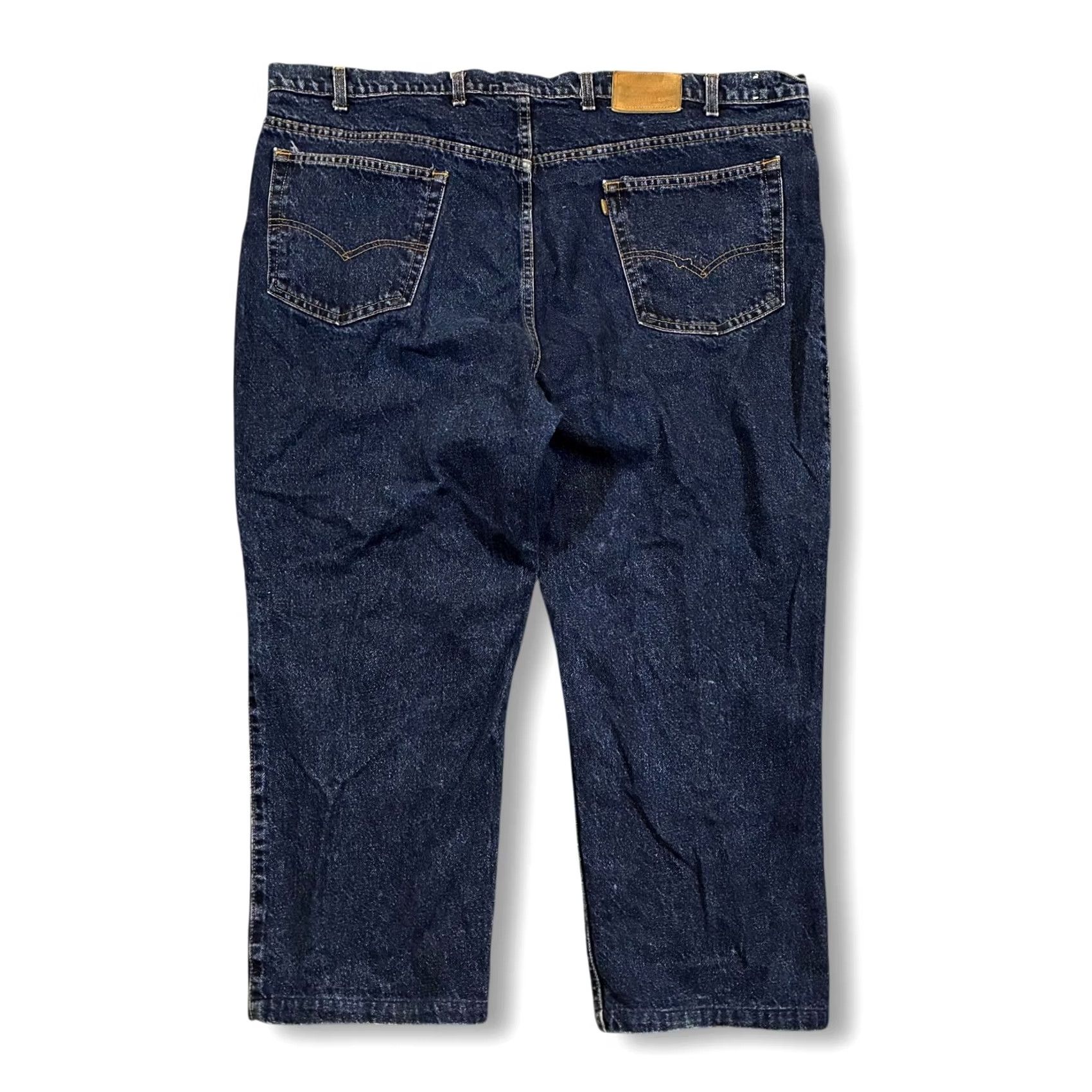 Levi's VINTAGE Levi's Jeans Men Two Horse Brand Dark Wash W50 Leather Tab 505 Classic Fit Denim Size US 34 / EU 50 - 2 Thumbnail