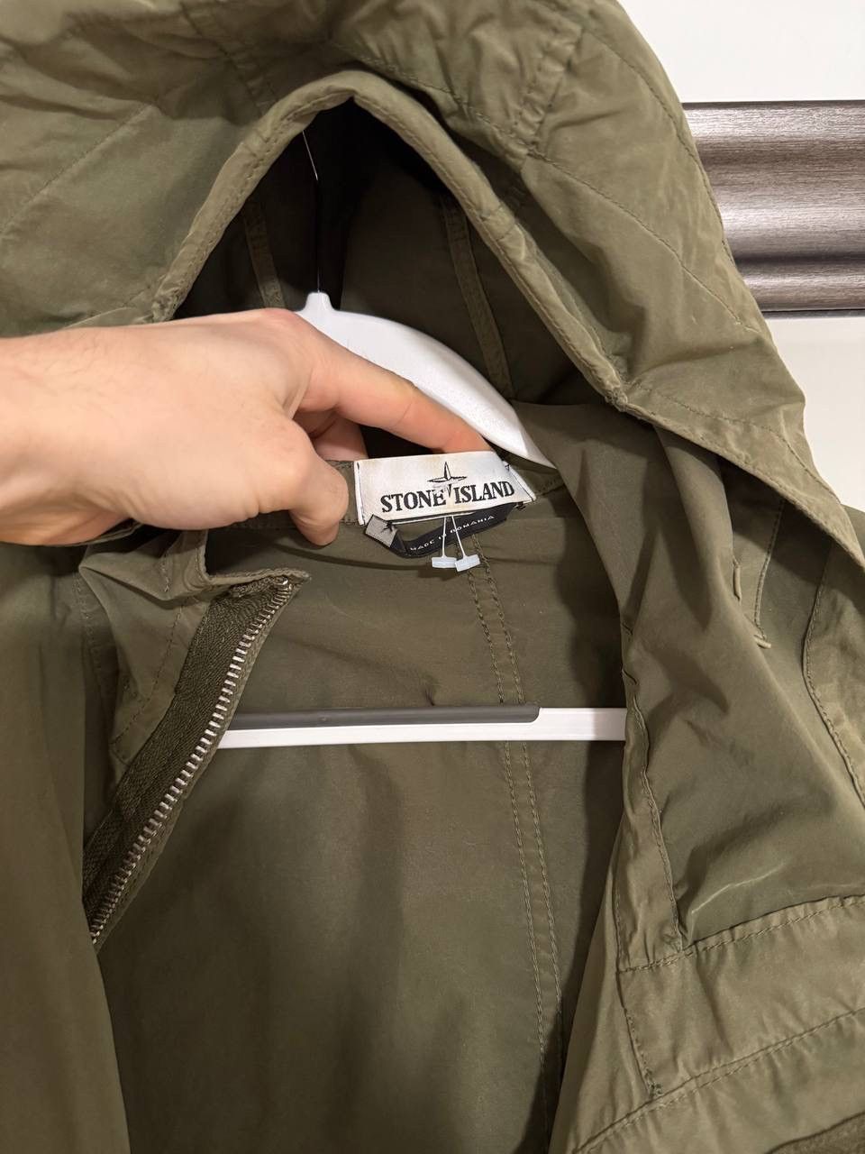 Stone Island Stone Island Khaki Green David Tela Light TC Parka XXL rare Size US XXL / EU 58 / 5 - 3 Thumbnail