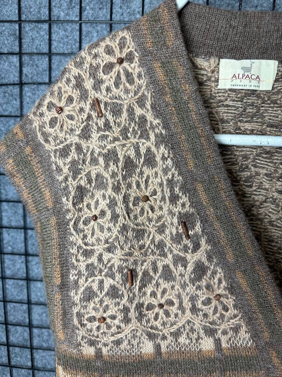 Vintage Vintage Alpaca vest sweater 90s suze Medium Size M / US 6-8 / IT 42-44 - 3 Thumbnail
