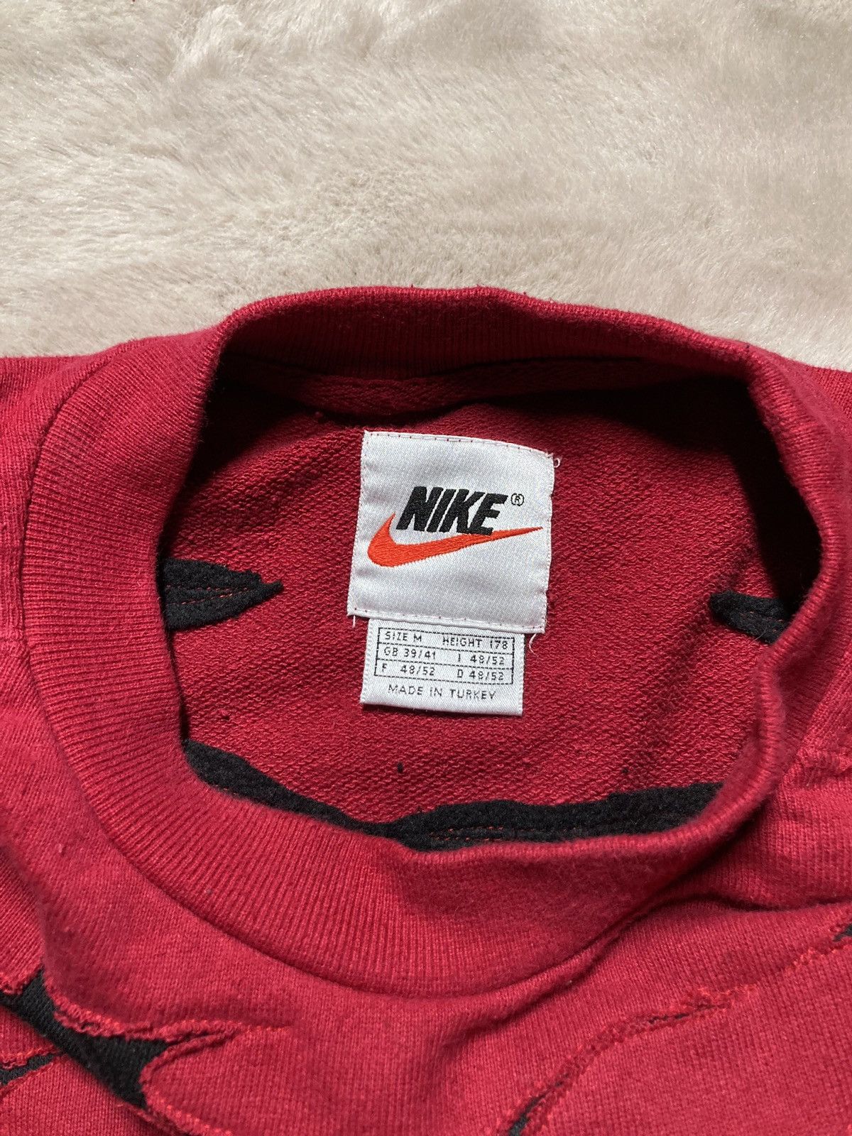 Nike × Vintage ⛩️Nike sweatshirt custom vintage y2k eye boxy distressed rare Size US L / EU 52-54 / 3 - 11 Thumbnail