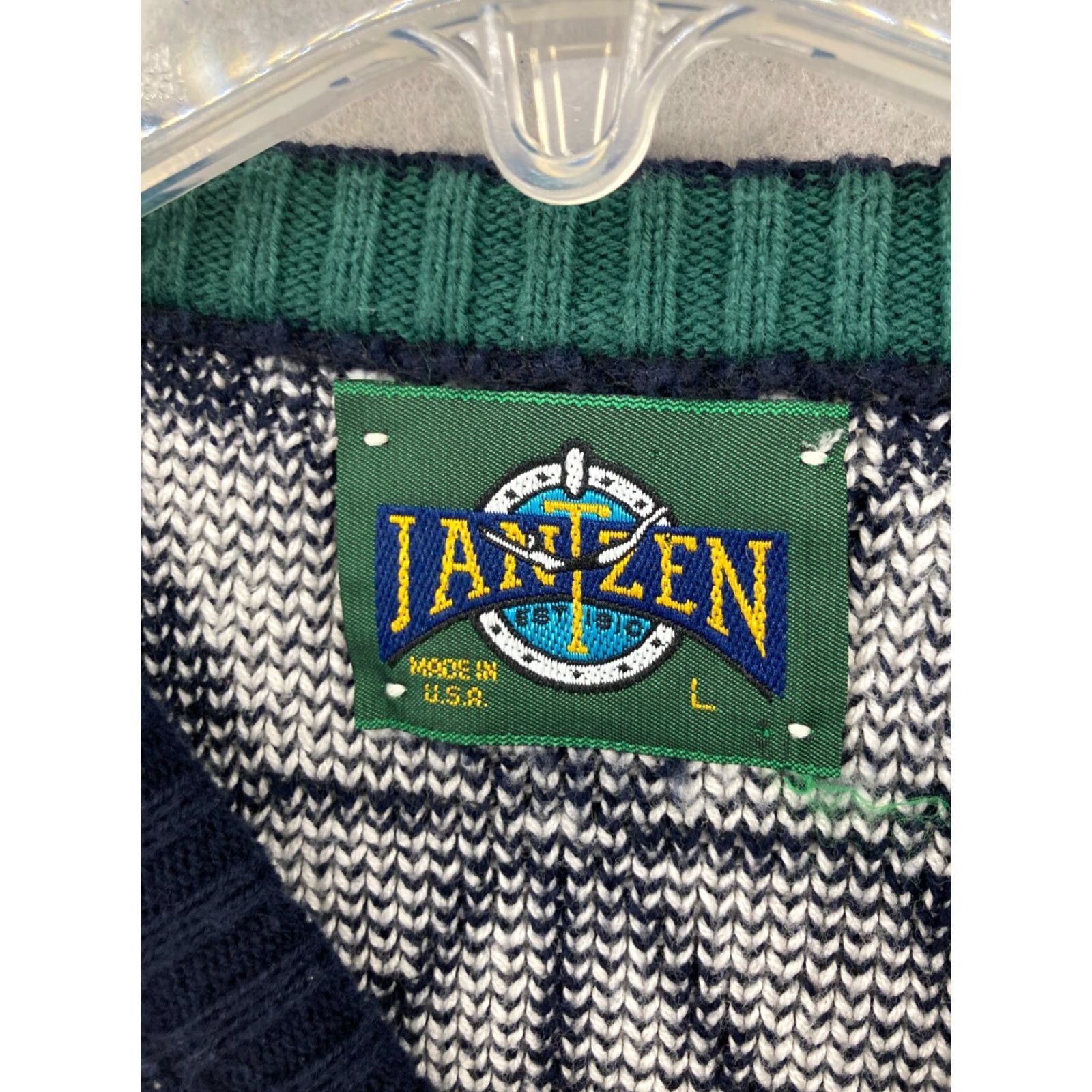 Jantzen Jantzen Sweater Mens Large Geometric Grandpa Dad Vintage Cosby Size US L / EU 52-54 / 3 - 5 Thumbnail
