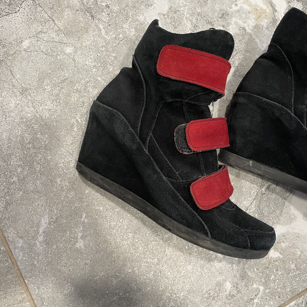 Vintage 38 like ISABEL MARANT BECKETT HIGH PLATFORM SNEAKERS SHOES Size US 8 / IT 38 - 3 Thumbnail