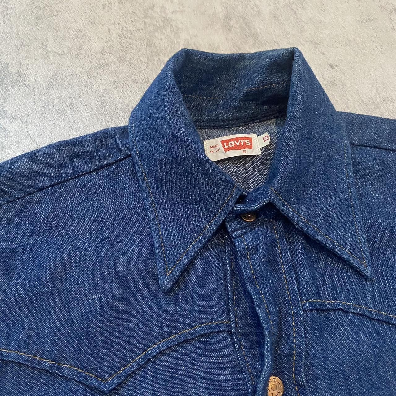 Levi's 80s Orange Red Tab Levi's denim shirt - classic Size US M / EU 48-50 / 2 - 4 Thumbnail