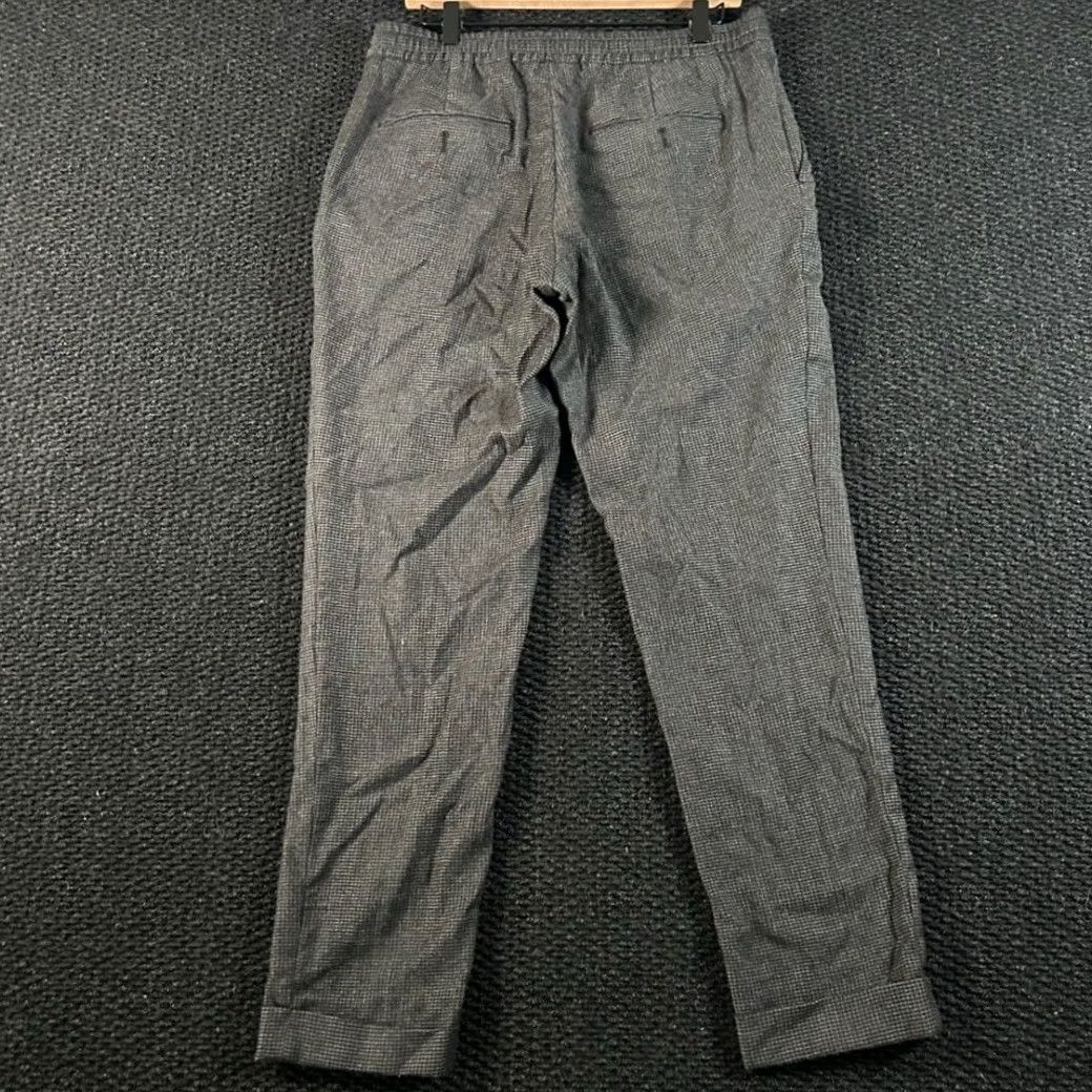 J.Lindeberg J. Lindeberg Mens Pleated Trousers Pants Wool Blend Charcoal Grey Plaid Size 50 Big & Tall Dress Pants Mens Gray } Size US 34 / EU 50 - 2 Thumbnail