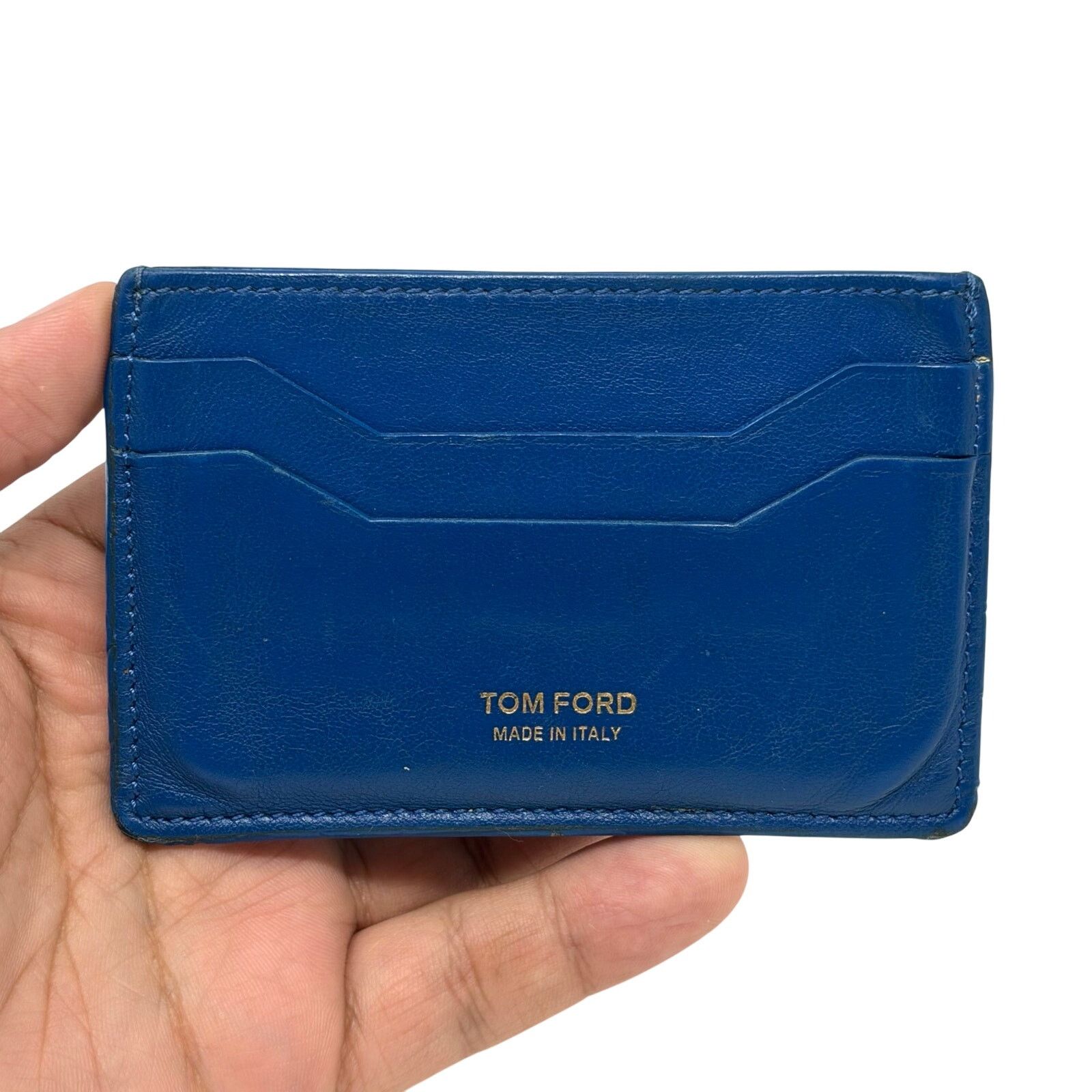 Tom Ford Tom Ford Blue Cardholder Wallet Size ONE SIZE - 2 Thumbnail