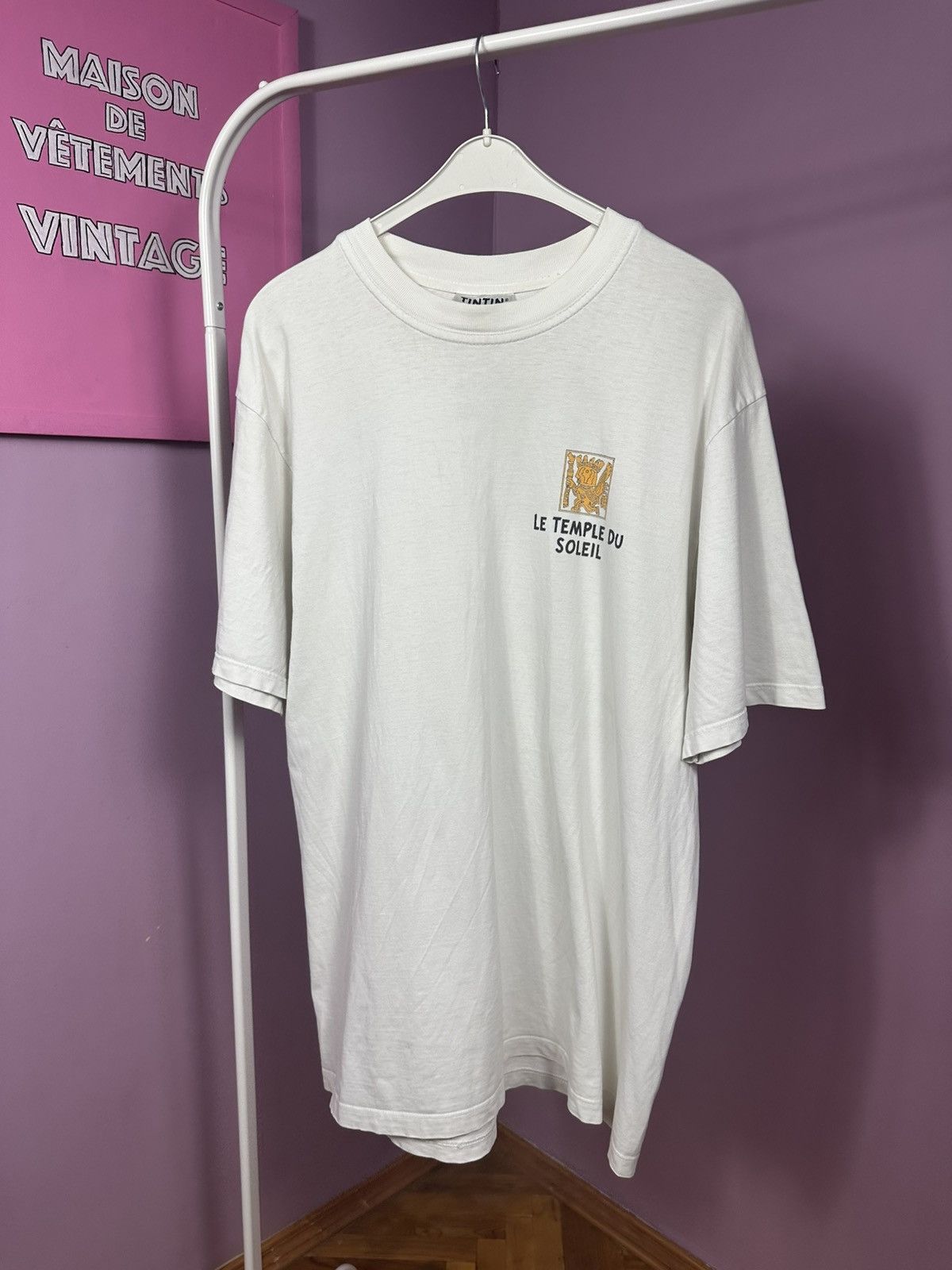 Other Vintage TinTin MoulinsArt 1996 Le Temple Du Soleil T-Shirt Size US L / EU 52-54 / 3 - 15 Thumbnail
