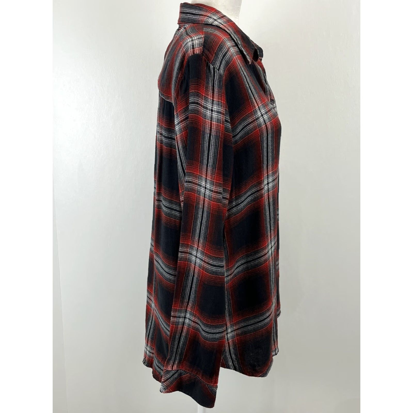 Madewell Madewell Classic Exboyfriend Button-Up Shirt Sz L GUC Plaid Women’s One Pocket Size L / US 10 / IT 46 - 4 Thumbnail