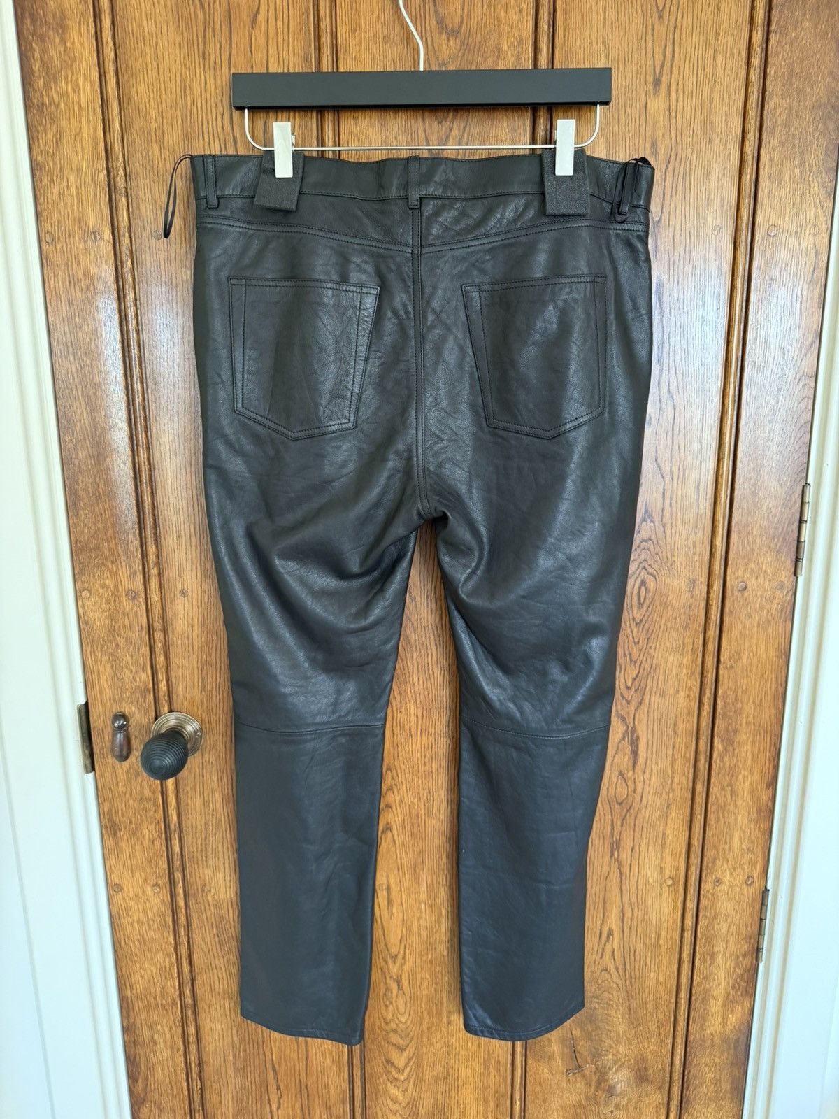 Saint Laurent Paris $3290 SS20 Saint Laurent leather pants jeans 52 Grail Size US 36 / EU 52 - 20 Thumbnail