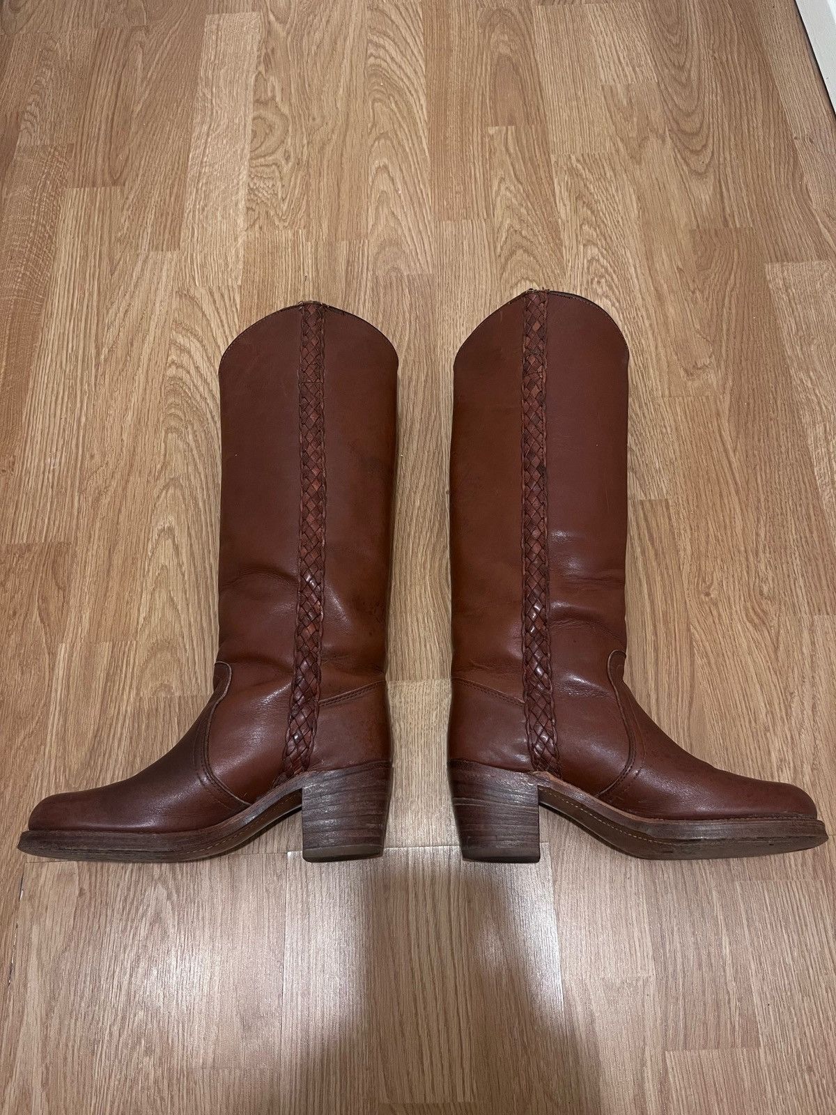 Frye Vintage FRYE Cowboy Boots Size US 7 / IT 37 - 2 Thumbnail