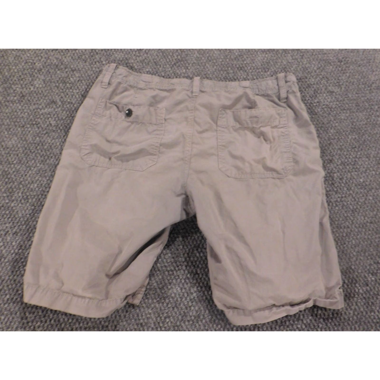 Banana Republic Banana Republic Womens Shorts 31 Gray aiden chino straight Casual Flat Front Zip Core Classic Comfort Summer Women's 31 Gray Size 24" / US 00 / IT 34 - 7 Thumbnail
