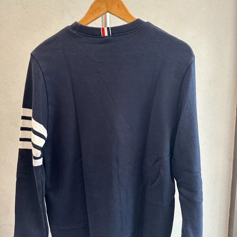 Thom Browne Thom Browne Blue navy hoodie Size US L / EU 52-54 / 3 - 6 Thumbnail