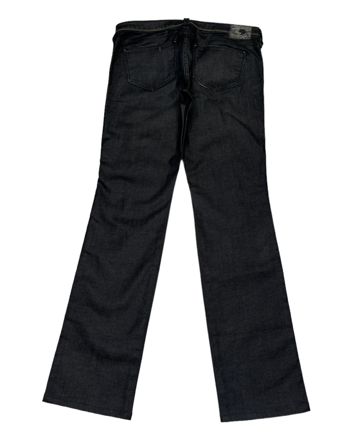 Black Label × Japanese Brand 🔥Tokyo Girl Collection Waxed Blue Denim Black Label Size 30" / US 8 / IT 44 - 2 Thumbnail