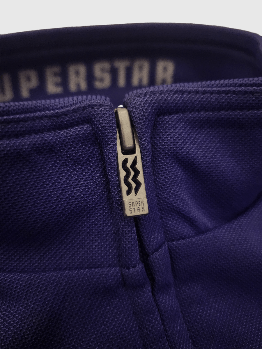 Mizuno 80s-90s Mizuno Super Star Exercise Unit Purple Neon Jacket Size S / US 4 / IT 40 - 5 Thumbnail