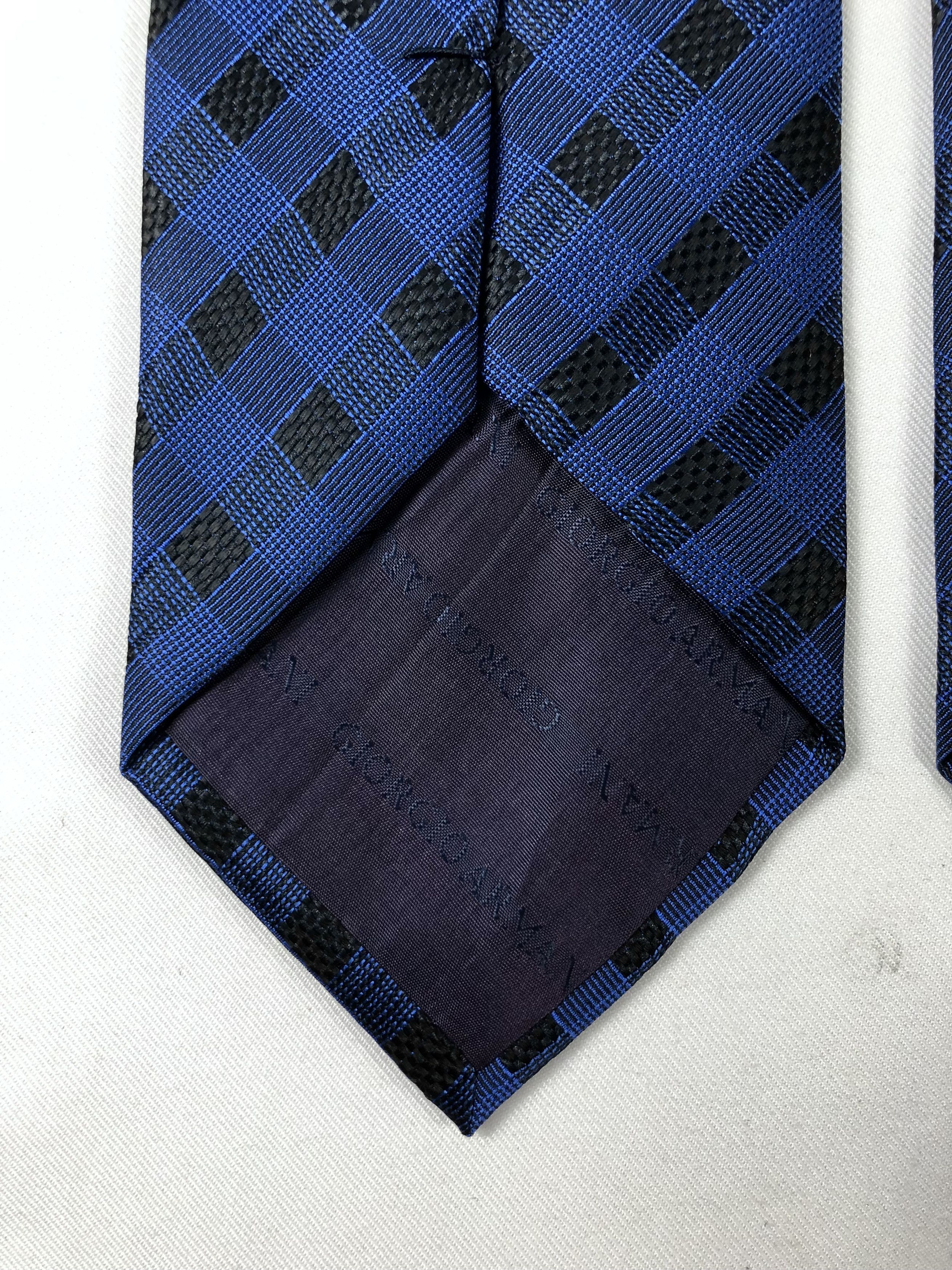 Giorgio Armani Giorgio Armani Cravatte Checkered Silk Tie Made in Italy Size ONE SIZE - 5 Thumbnail