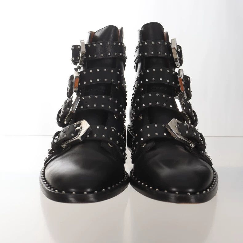 Givenchy Givenchy Cowhide Women's Belt Buckle Short Boots Size US 4.5 / IT 34.5 - 2 Thumbnail