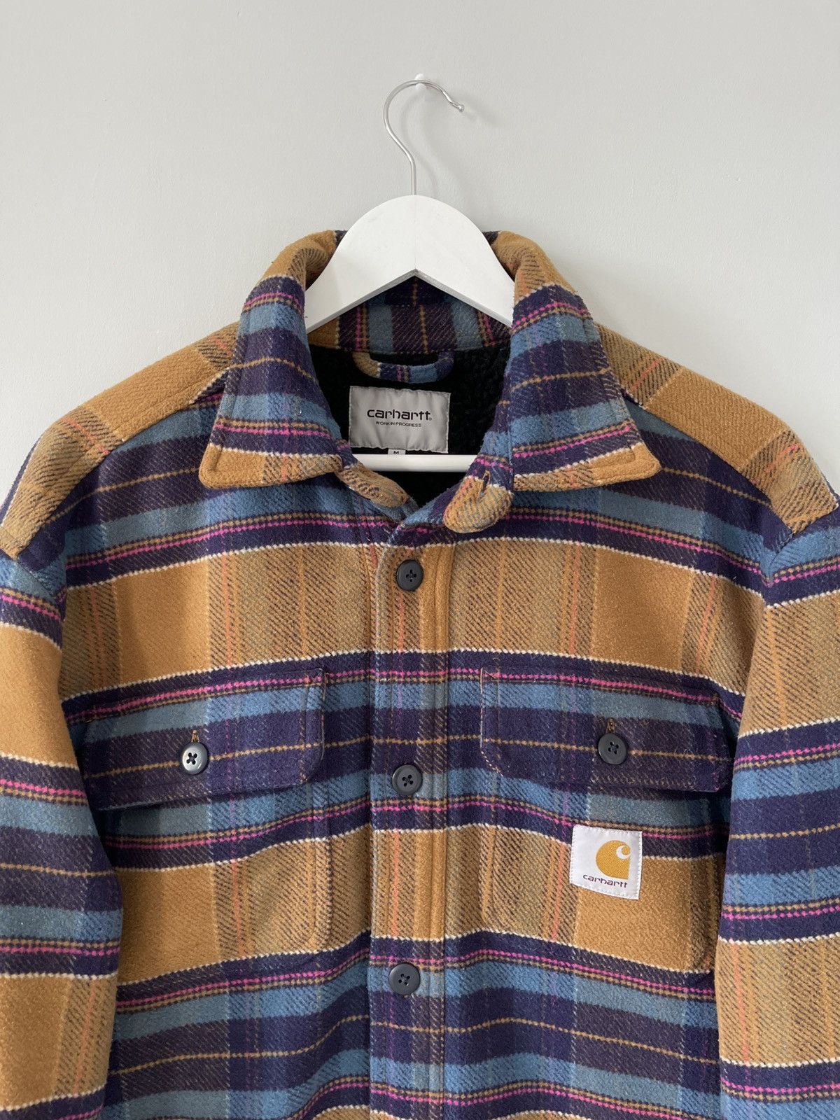 Carhartt Wip Carhartt WIP Flannel Sherpa Lined Daron Shirt Jacket Size US M / EU 48-50 / 2 - 6 Thumbnail