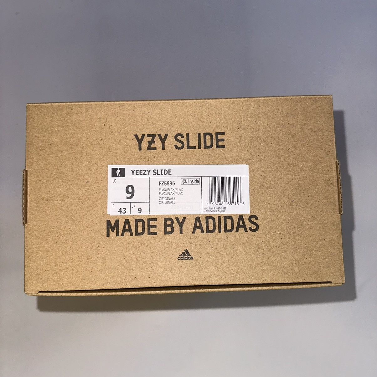 Adidas Adidas Yeezy Slide Flax Size 9 Size US 9 / EU 42 - 9 Thumbnail