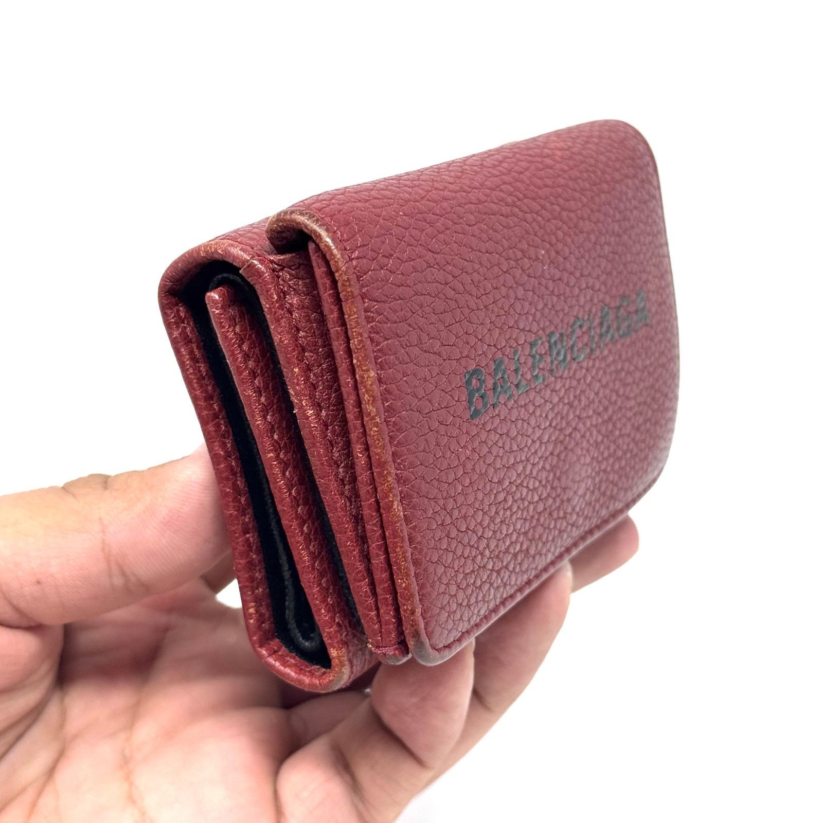Balenciaga Balenciaga Logo Bifold Wallet Size ONE SIZE - 3 Thumbnail