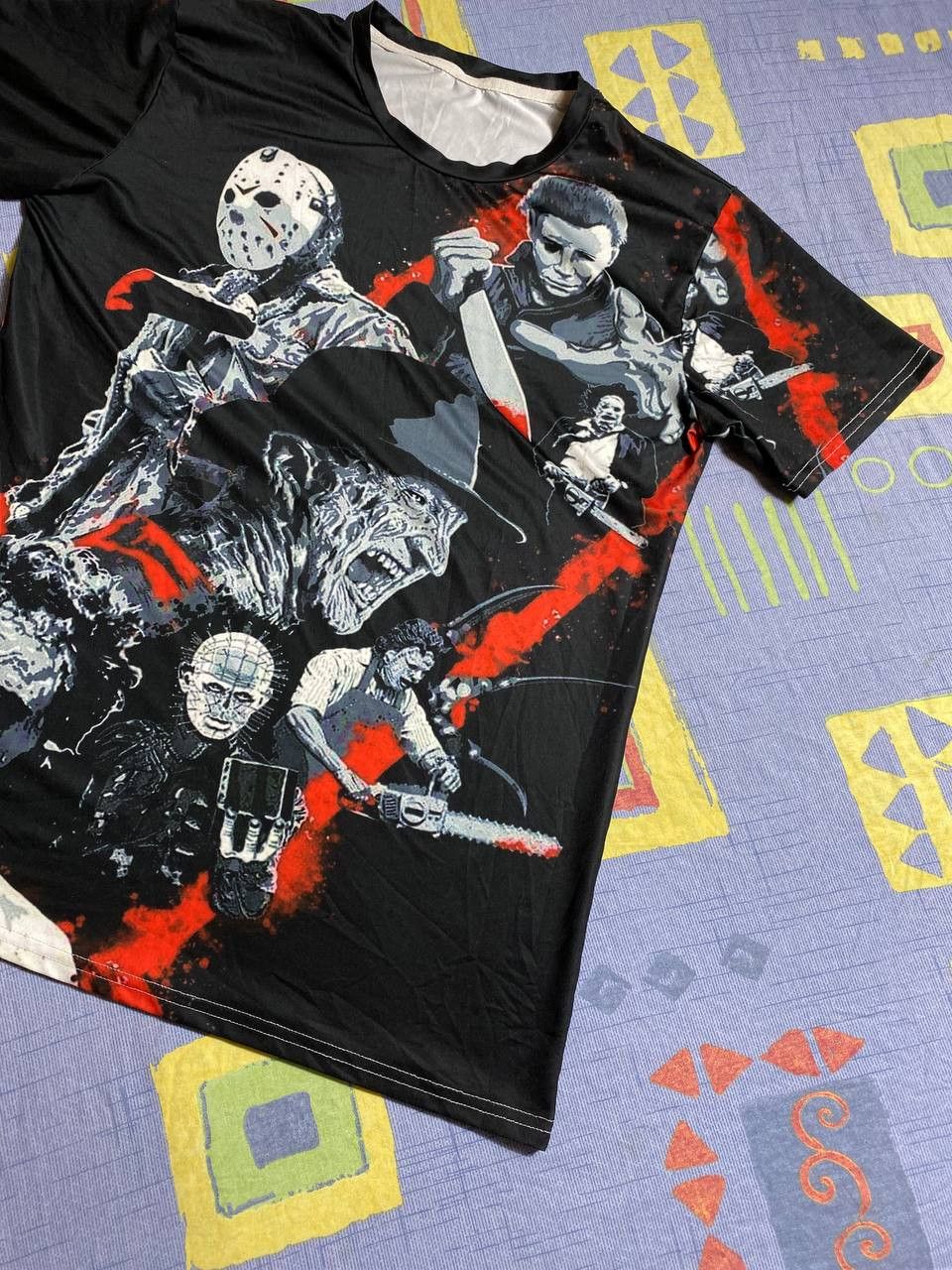 Affliction × Japanese Brand Y2K Affliction Style All Over Print T Shirt Tee Tapout Japan Size US M / EU 48-50 / 2 - 5 Thumbnail